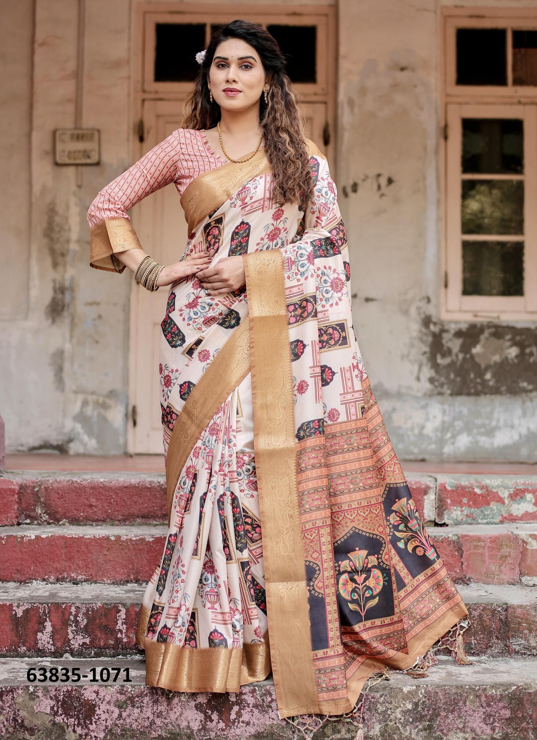 VARSHA 1071 - Catalog # 63835 (Set of 10 Sarees) by Semad Styles VARSHA 1071 - Catalog # 63835 (Set of 10 Sarees) by Semad Styles