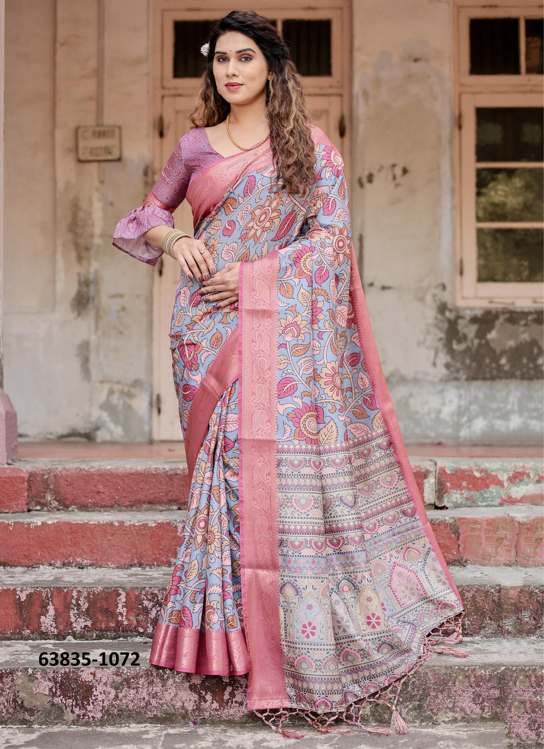 VARSHA 1071 - Catalog # 63835 (Set of 10 Sarees) by Semad Styles VARSHA 1071 - Catalog # 63835 (Set of 10 Sarees) by Semad Styles