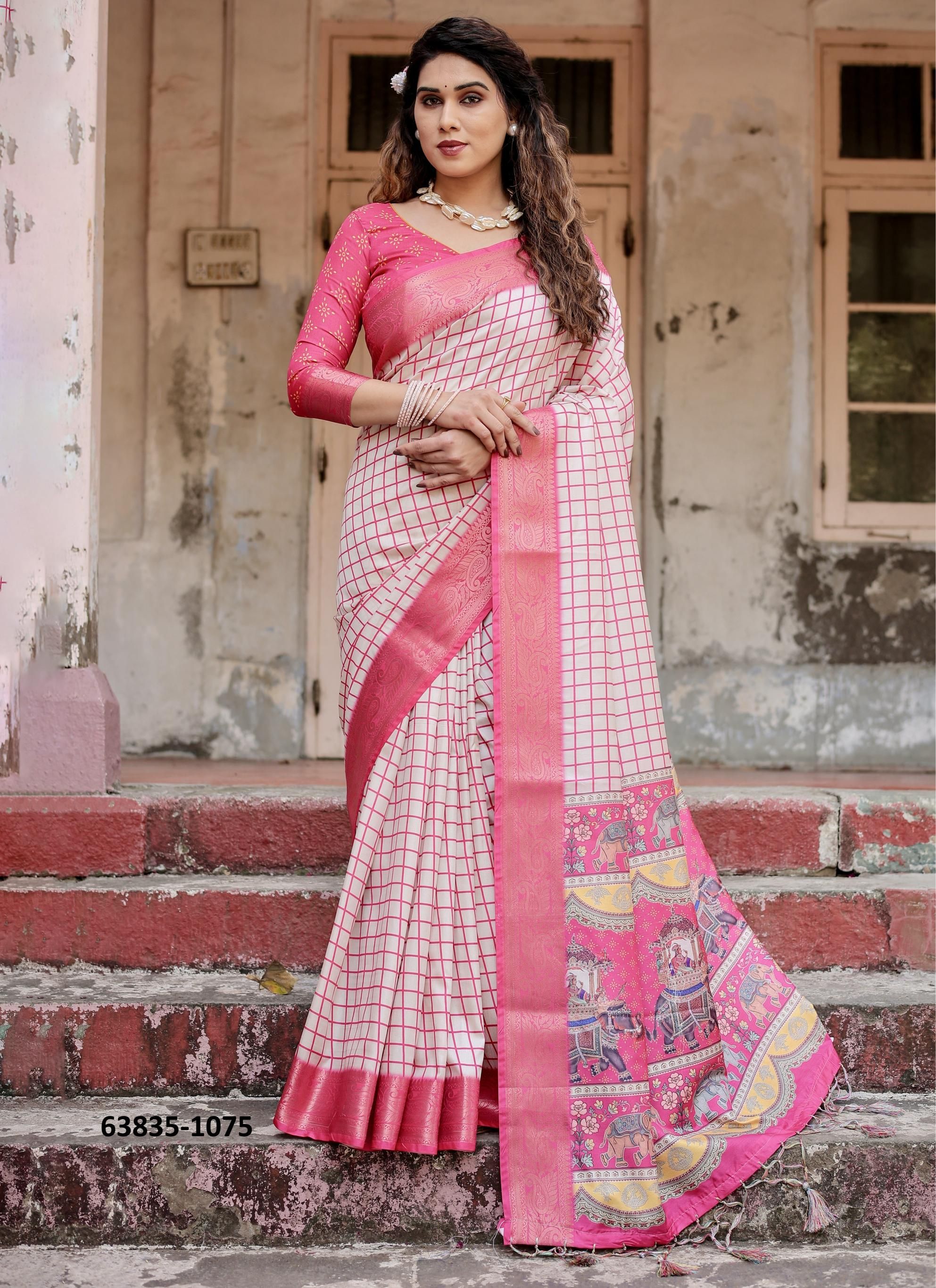 VARSHA 1071 - Catalog # 63835 (Set of 10 Sarees) by Semad Styles VARSHA 1071 - Catalog # 63835 (Set of 10 Sarees) by Semad Styles