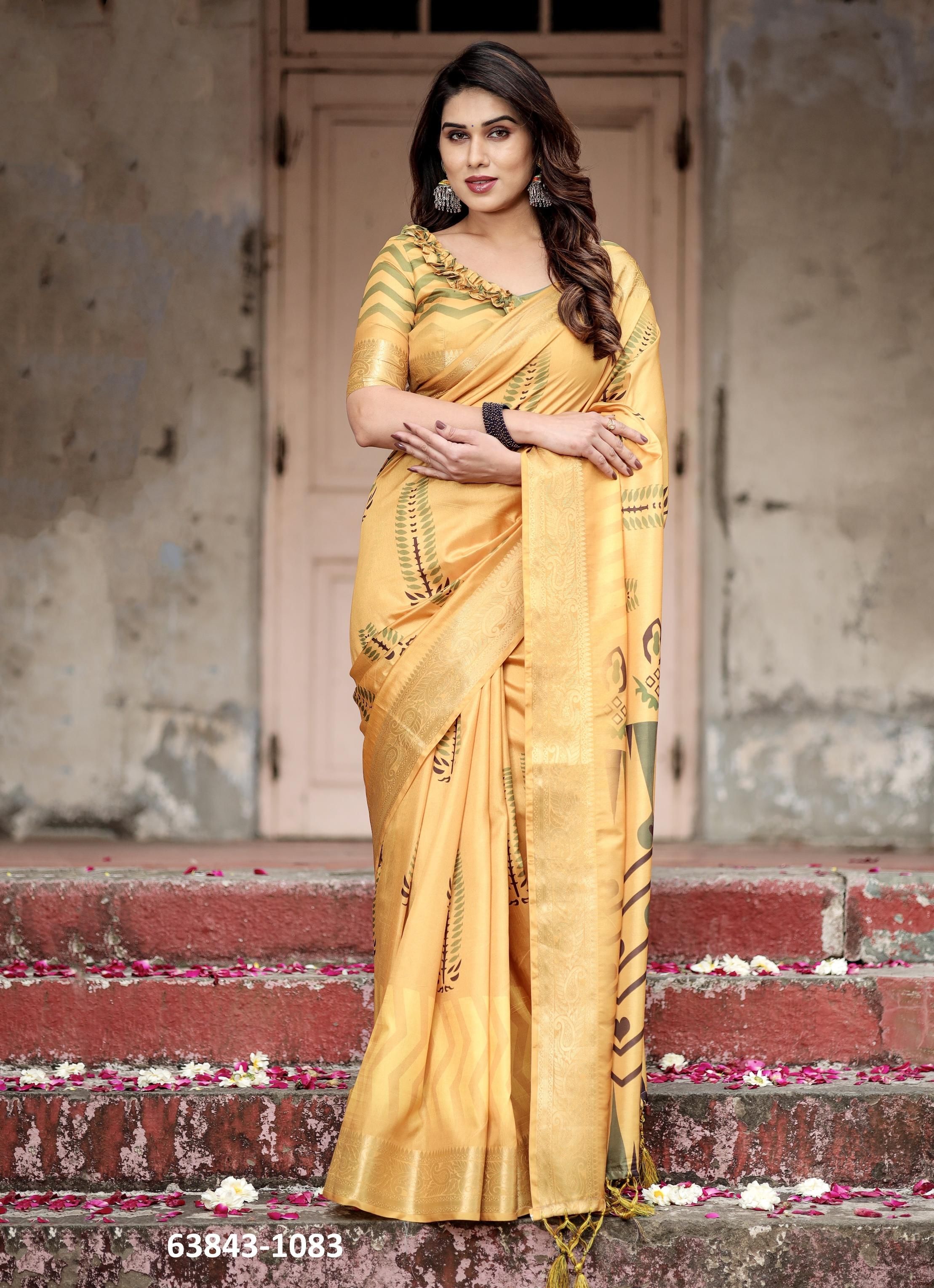 VARSHA 1081 - Catalog # 63843 (Set of 10 Sarees) by Semad Styles VARSHA 1081 - Catalog # 63843 (Set of 10 Sarees) by Semad Styles