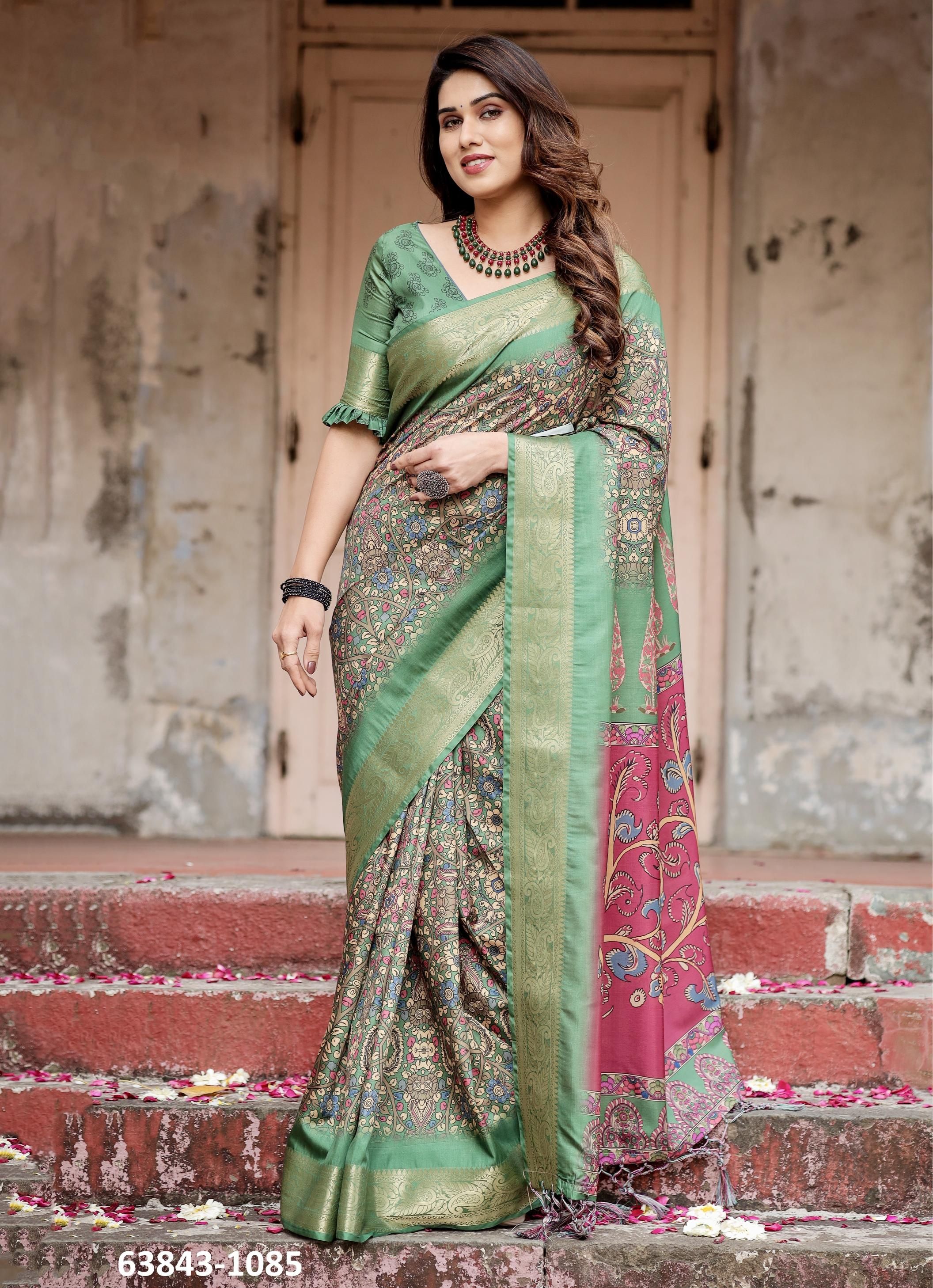 VARSHA 1081 - Catalog # 63843 (Set of 10 Sarees) by Semad Styles VARSHA 1081 - Catalog # 63843 (Set of 10 Sarees) by Semad Styles