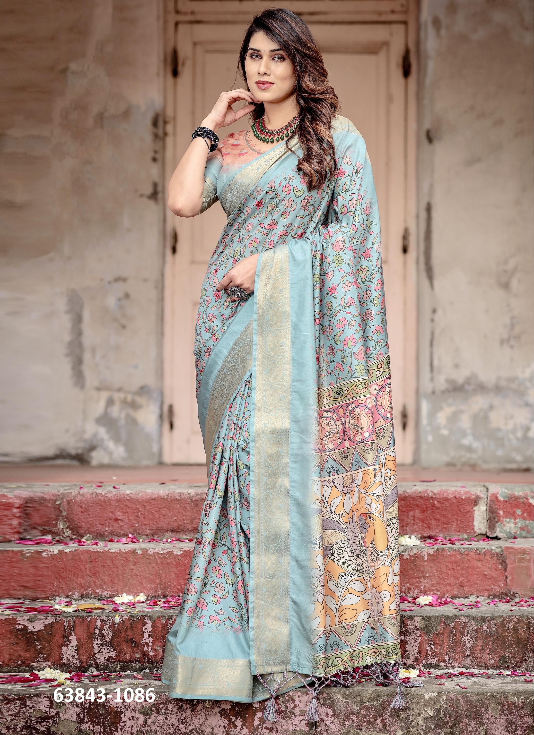 VARSHA 1081 - Catalog # 63843 (Set of 10 Sarees) by Semad Styles VARSHA 1081 - Catalog # 63843 (Set of 10 Sarees) by Semad Styles