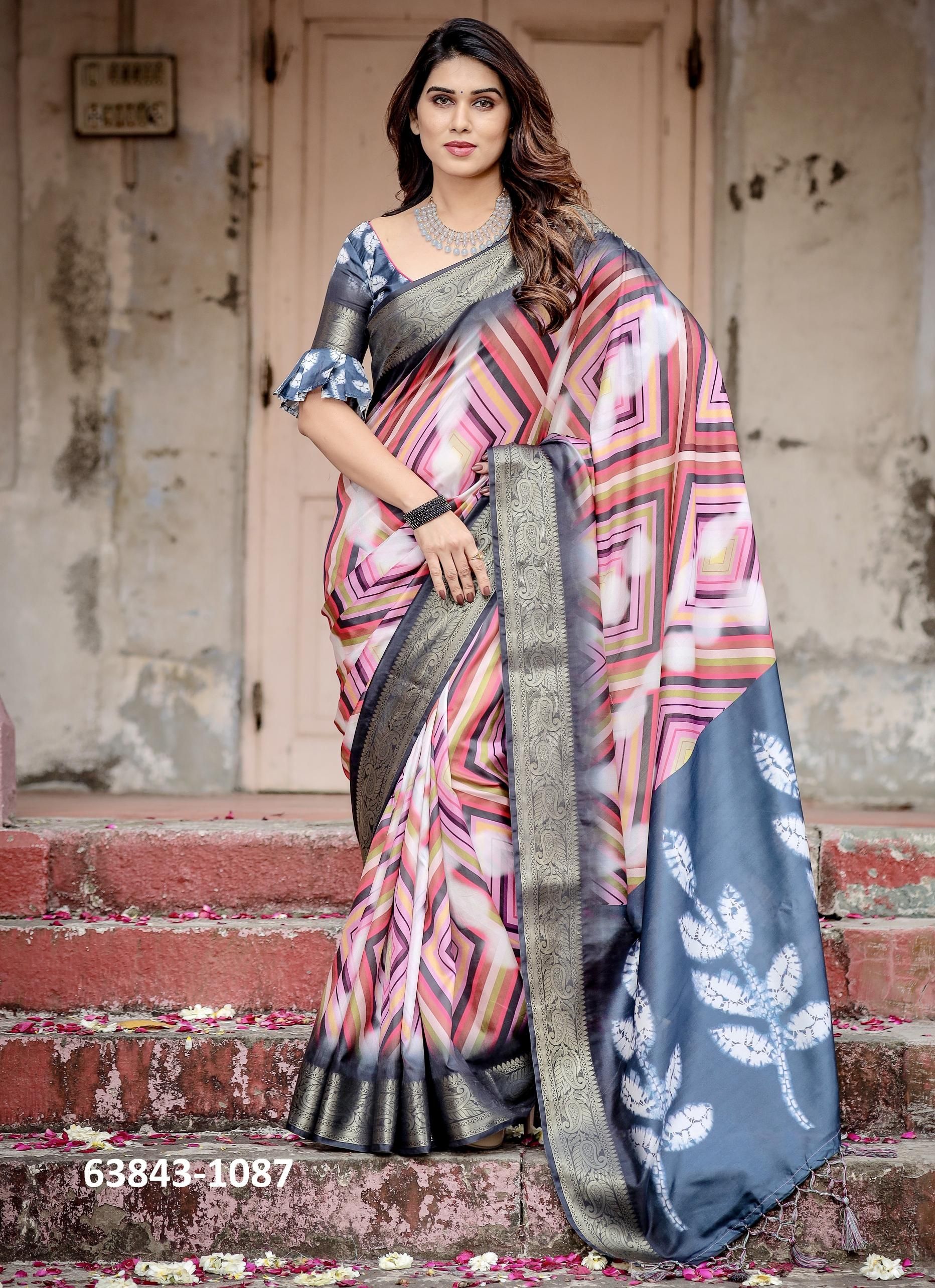 VARSHA 1081 - Catalog # 63843 (Set of 10 Sarees) by Semad Styles VARSHA 1081 - Catalog # 63843 (Set of 10 Sarees) by Semad Styles