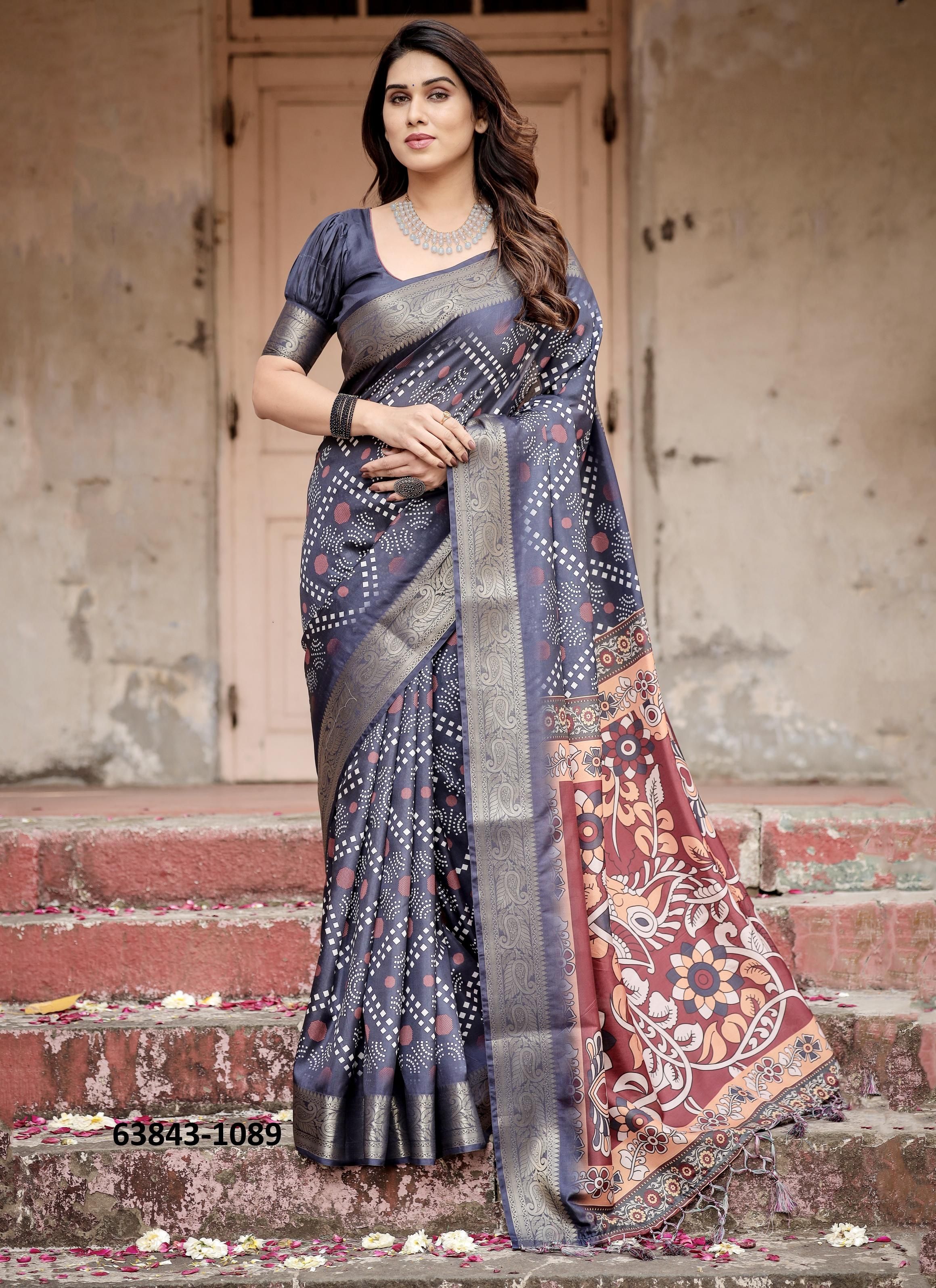 VARSHA 1081 - Catalog # 63843 (Set of 10 Sarees) by Semad Styles VARSHA 1081 - Catalog # 63843 (Set of 10 Sarees) by Semad Styles