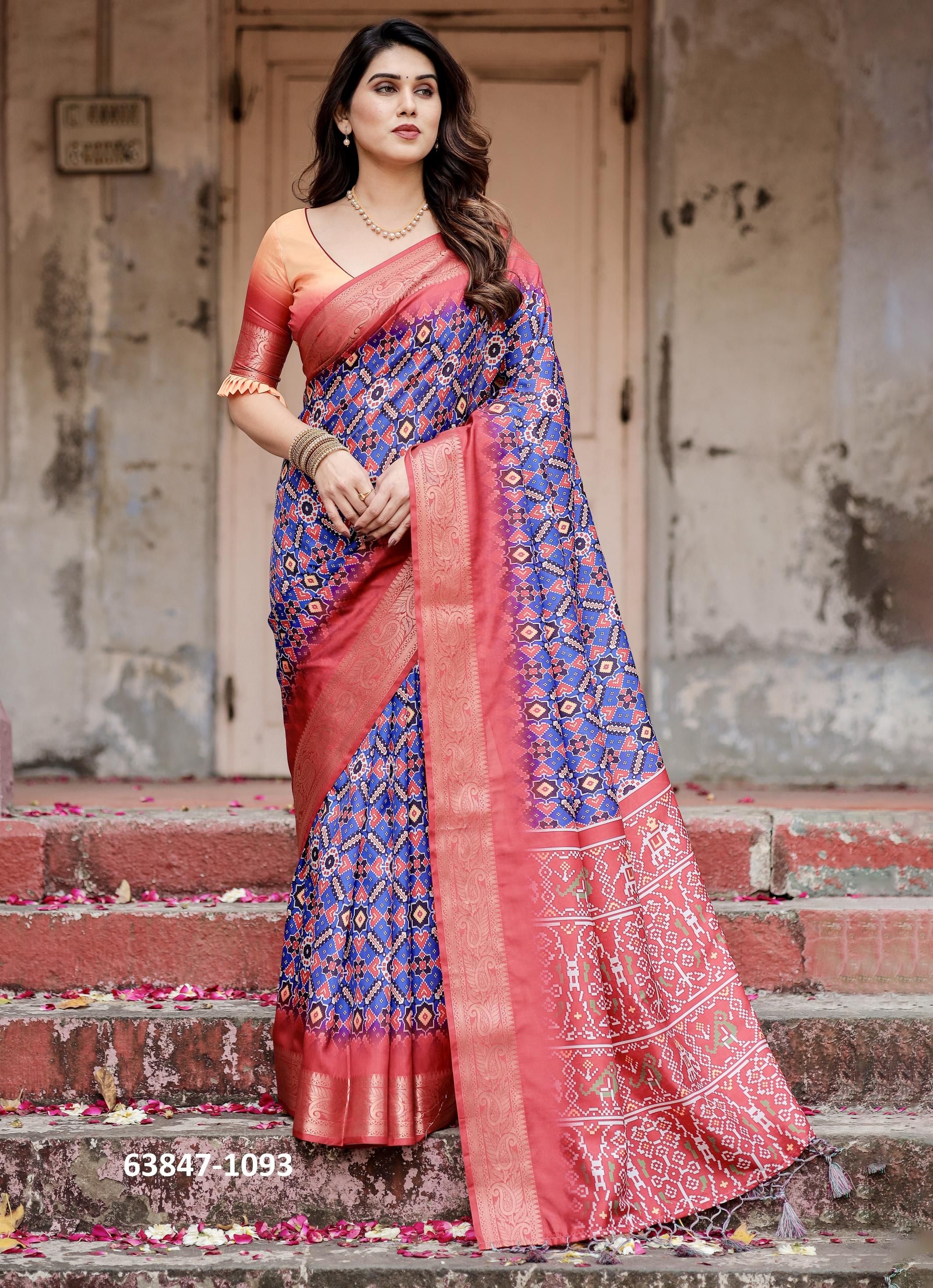 VARSHA 1091 - Catalog # 63847 (Set of 10 Sarees) by Serengeti VARSHA 1091 - Catalog # 63847 (Set of 10 Sarees) by Serengeti