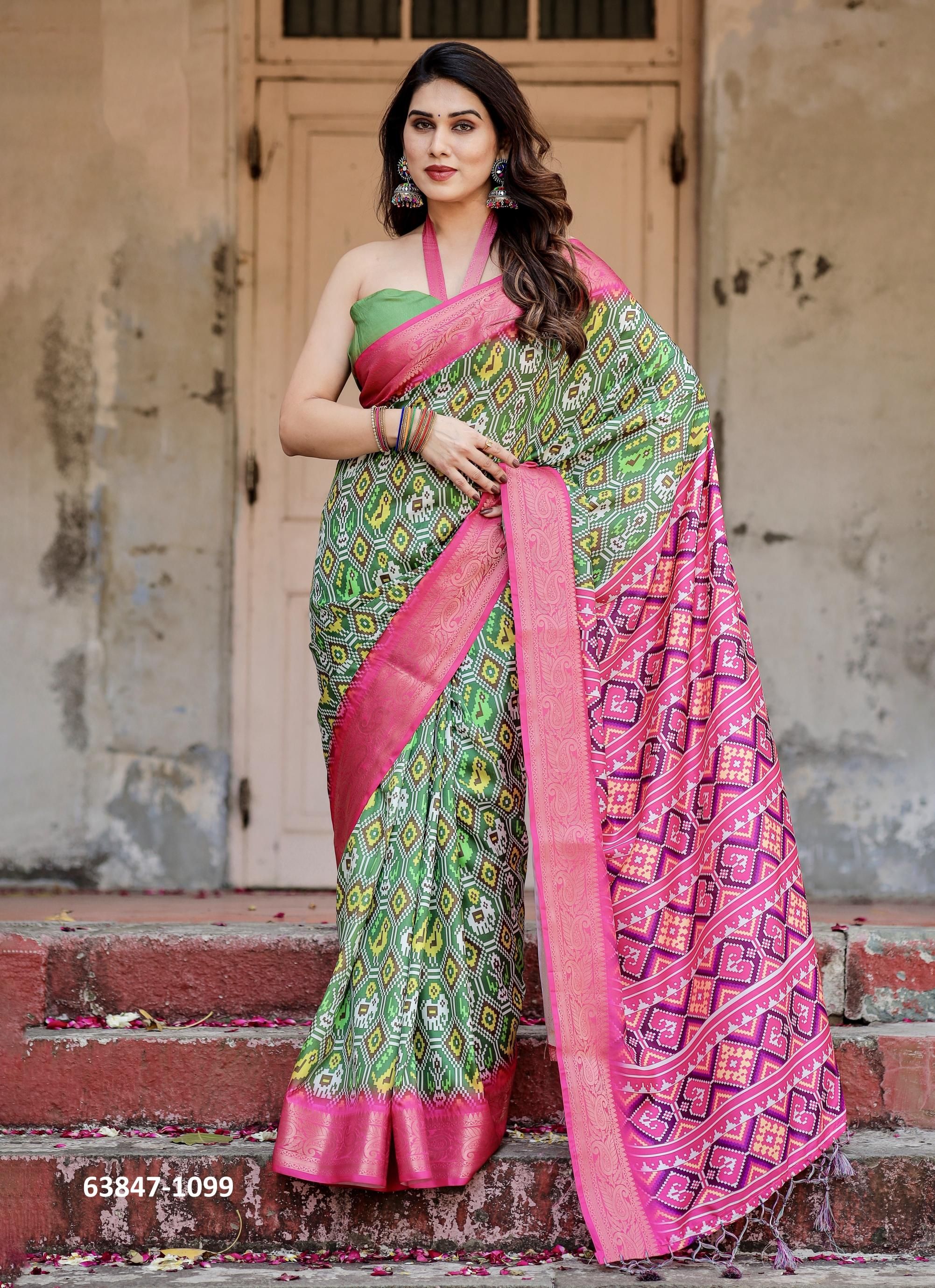 VARSHA 1091 - Catalog # 63847 (Set of 10 Sarees) by Serengeti VARSHA 1091 - Catalog # 63847 (Set of 10 Sarees) by Serengeti