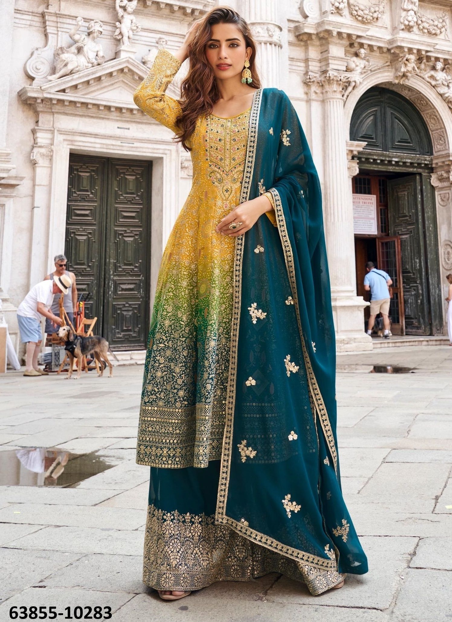 SUGANDH - Catalog # 63855 (Set of 2 Readymade Salwar Suits) by Sayuri Designer SUGANDH - Catalog # 63855 (Set of 2 Readymade Salwar Suits) by Sayuri Designer