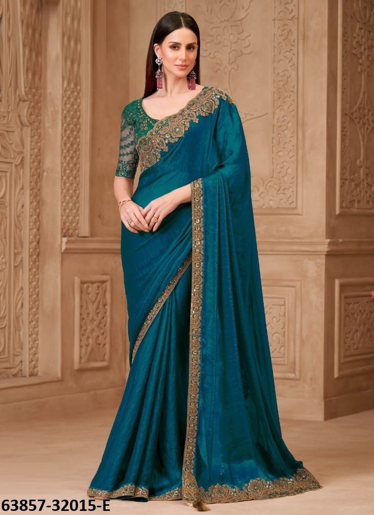 COLORS OF 32015 - Catalog # 63857 (Set of 6 Sarees) by The Fashion Hub