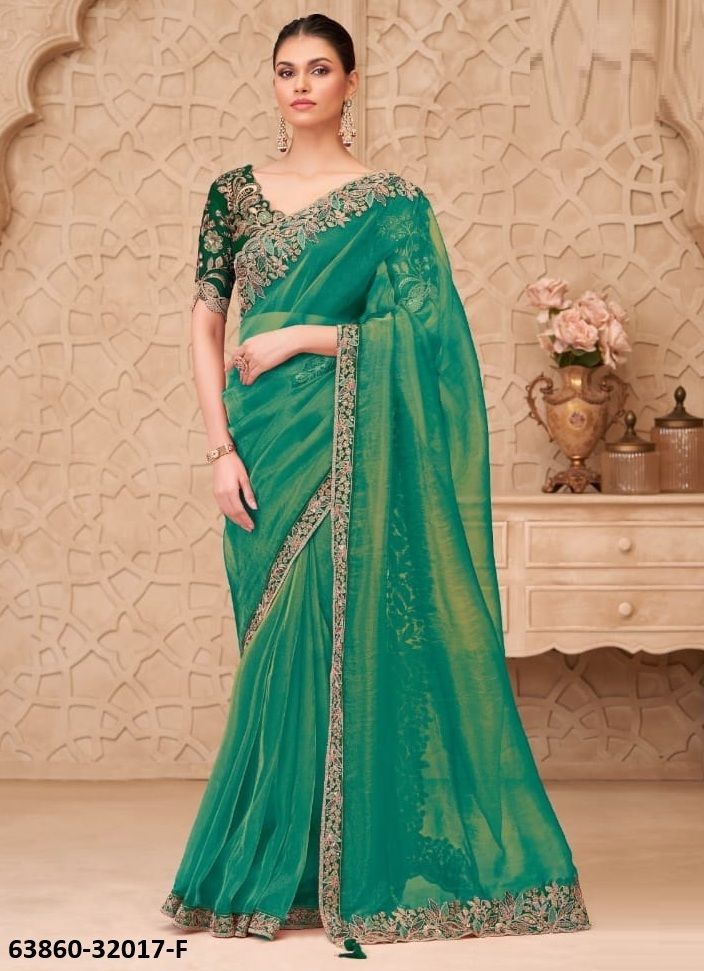 COLORS OF 32017 - Catalog # 63860 (Set of 6 Sarees) by The Fashion Hub