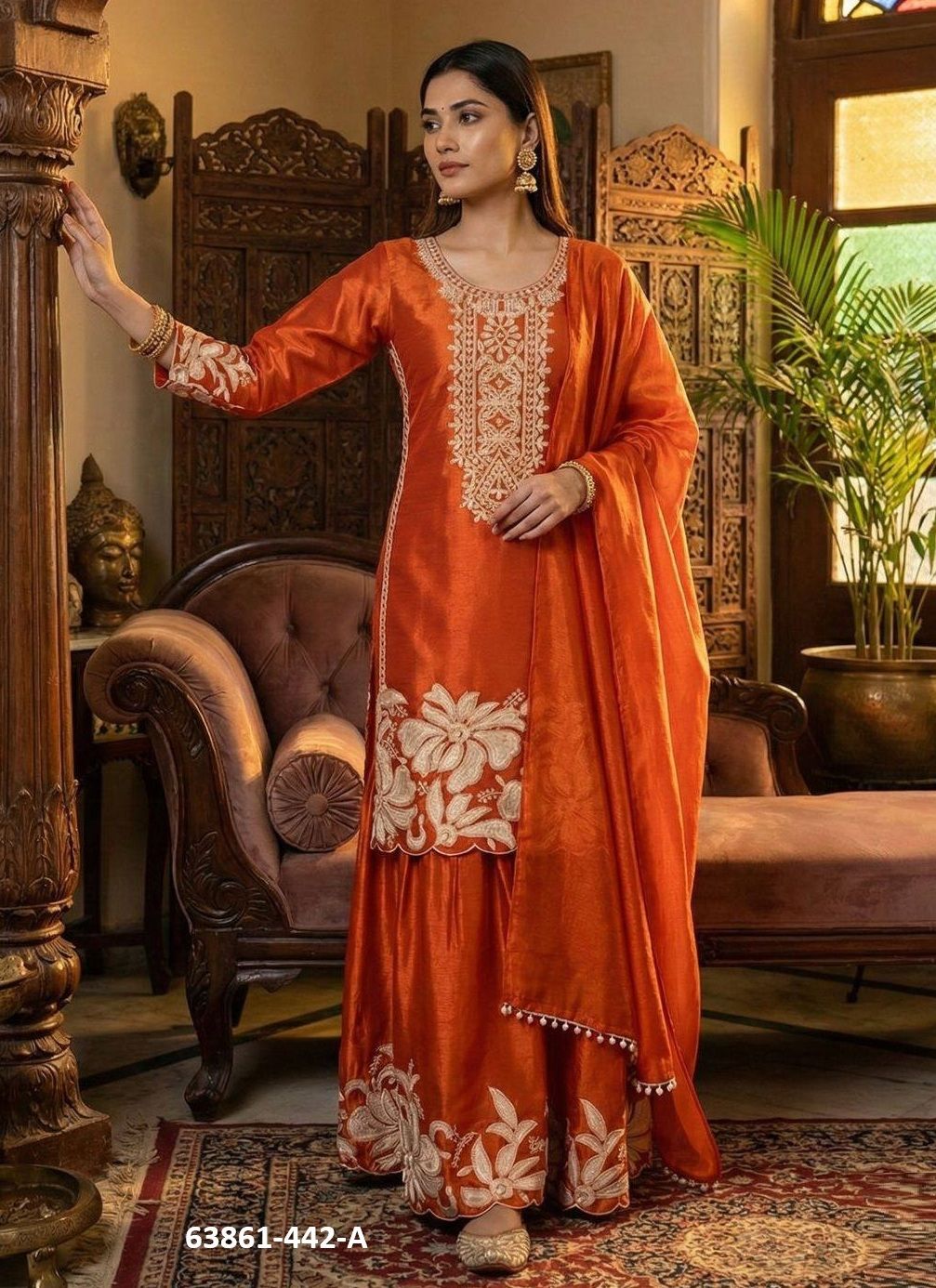 JIMMY CHOO 442 - Catalog # 63861 (Set of 2 Readymade Salwar Suits) by Amdavadi Fashion JIMMY CHOO 442 - Catalog # 63861 (Set of 2 Readymade Salwar Suits) by Amdavadi Fashion