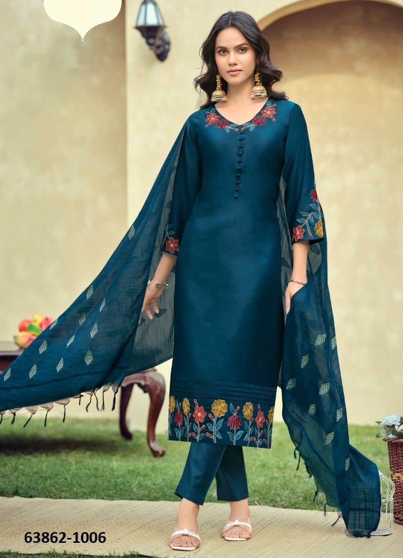 TANISHA - Catalog # 63862 (Set of 6 Readymade Salwar Suits) by Woodee Ahmedabad TANISHA - Catalog # 63862 (Set of 6 Readymade Salwar Suits) by Woodee Ahmedabad