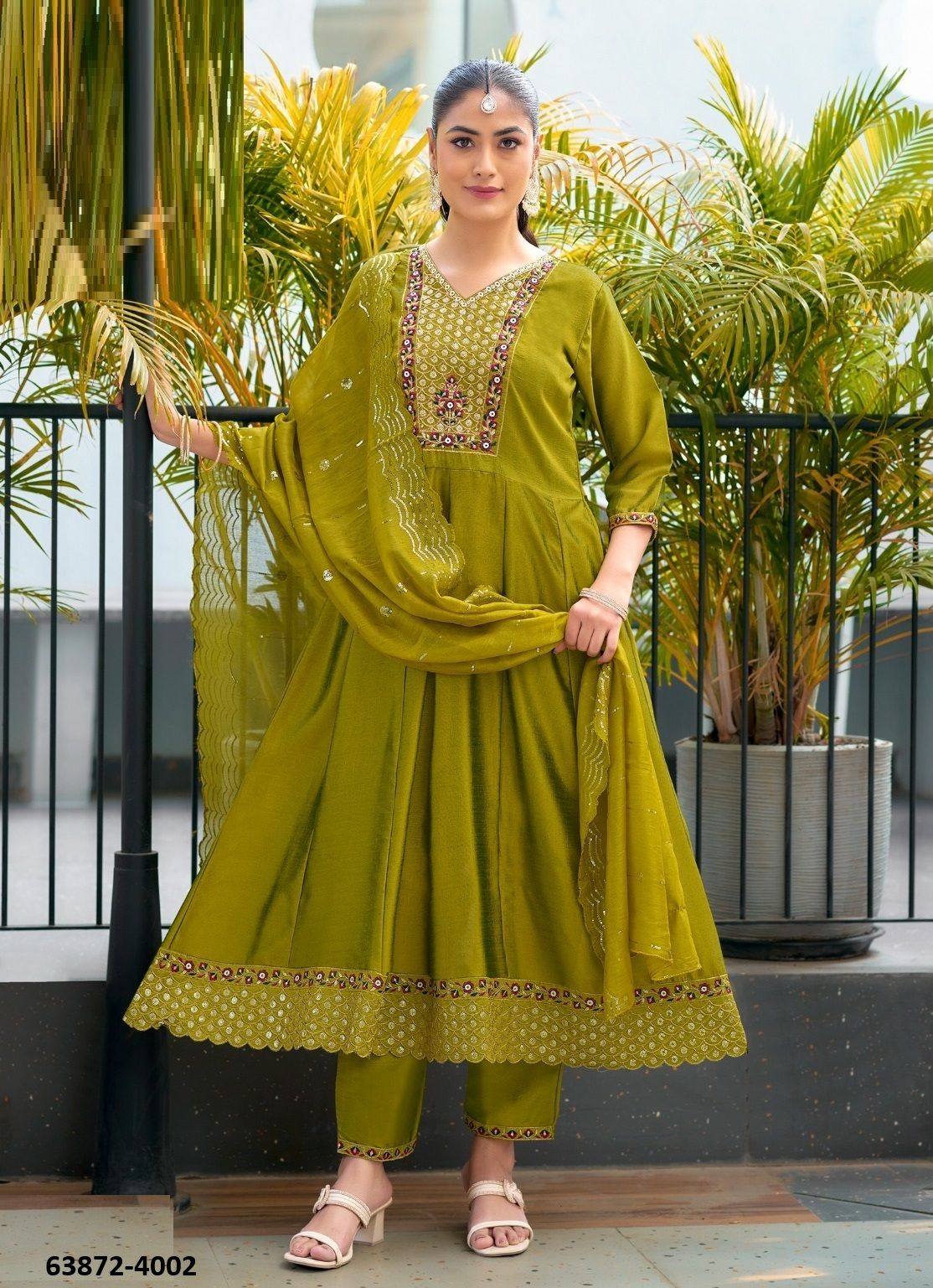 KASHVI 4 - Catalog # 63872 (Set of 8 Readymade Salwar Suits) by Passion Tree