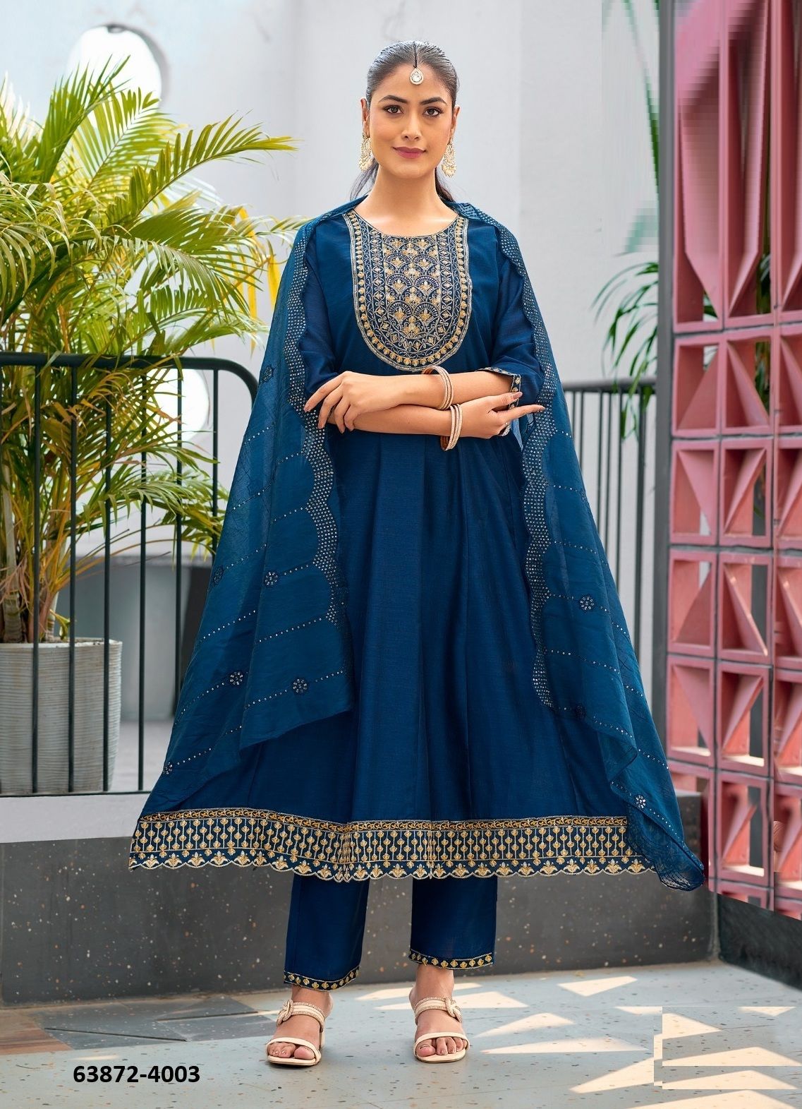 KASHVI 4 - Catalog # 63872 (Set of 8 Readymade Salwar Suits) by Passion Tree