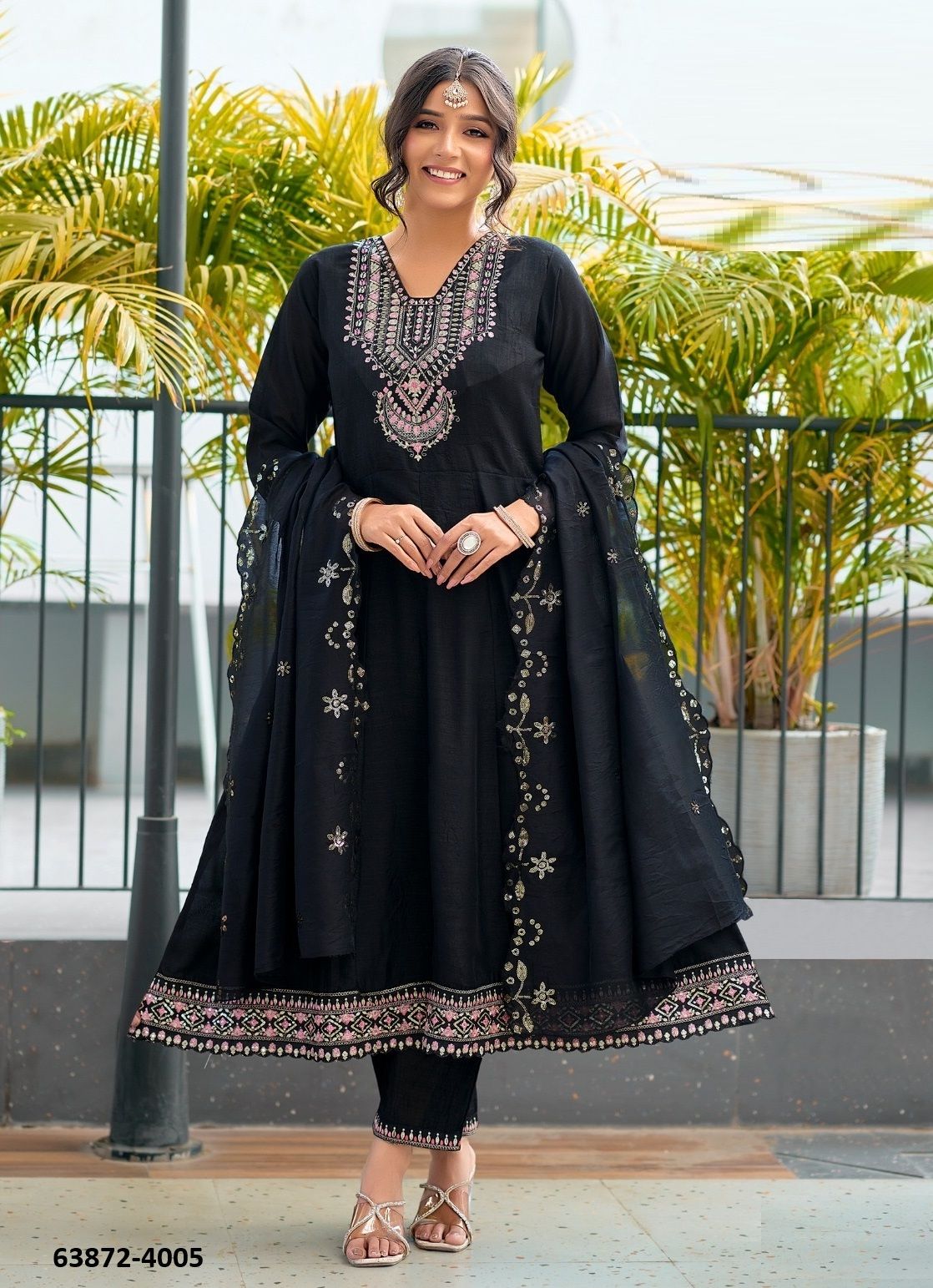 KASHVI 4 - Catalog # 63872 (Set of 8 Readymade Salwar Suits) by Passion Tree