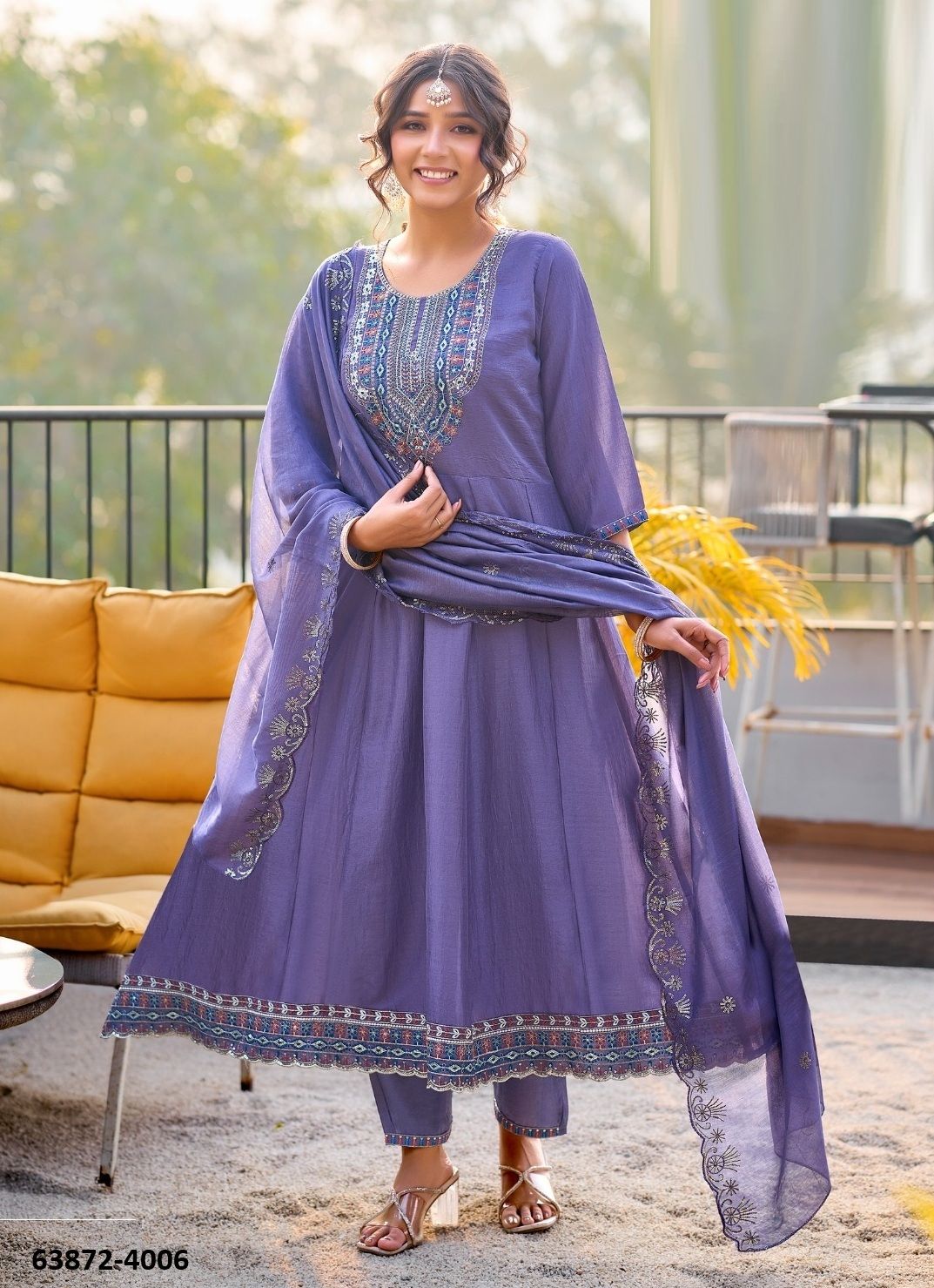 KASHVI 4 - Catalog # 63872 (Set of 8 Readymade Salwar Suits) by Passion Tree