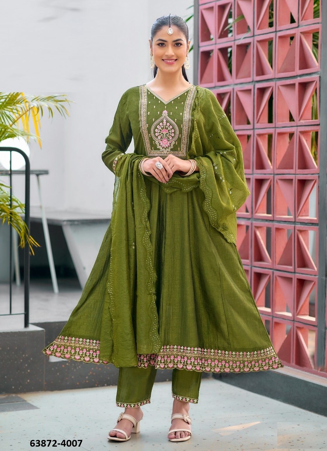 KASHVI 4 - Catalog # 63872 (Set of 8 Readymade Salwar Suits) by Passion Tree