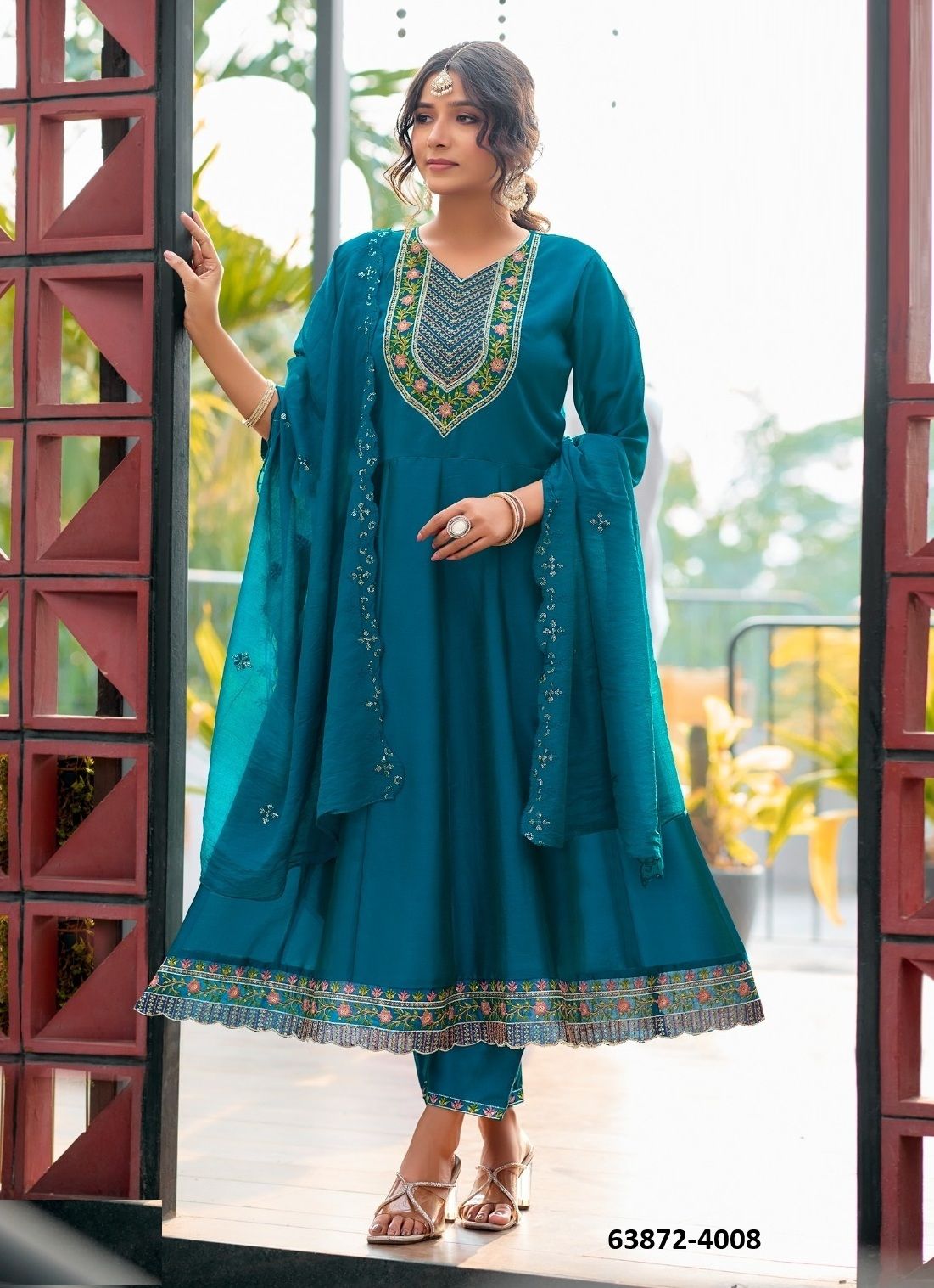 KASHVI 4 - Catalog # 63872 (Set of 8 Readymade Salwar Suits) by Passion Tree