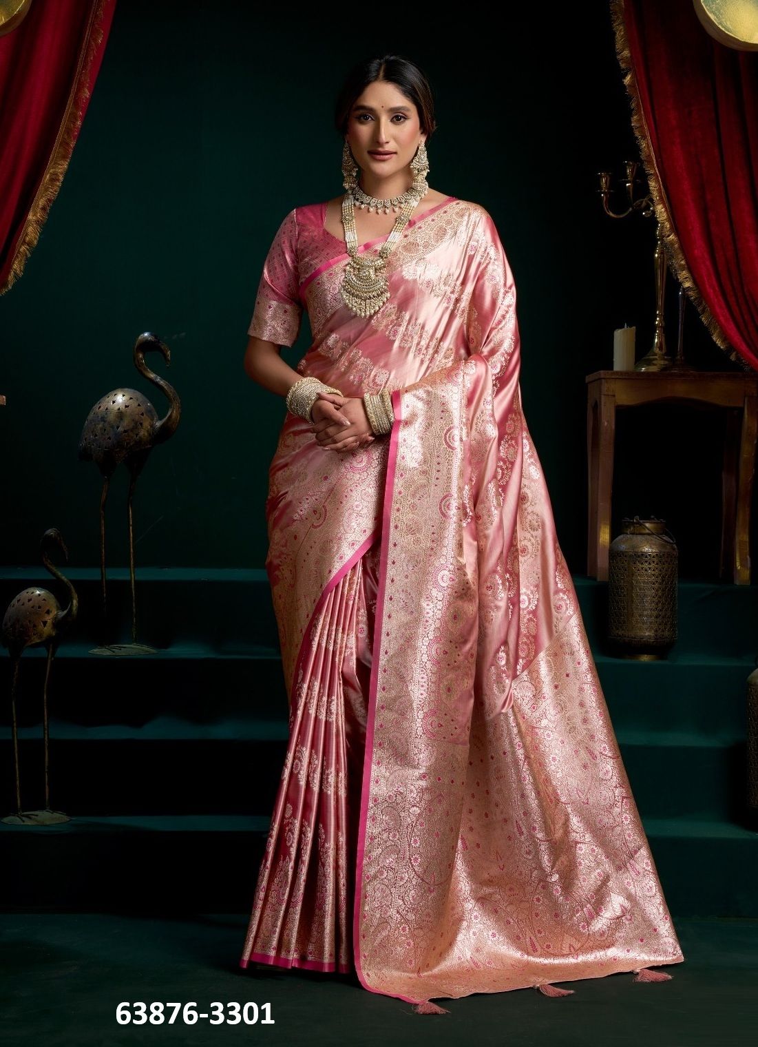 SHREEMATI - Catalog # 63876 (Set of 4 Sarees) by Gobuni SHREEMATI - Catalog # 63876 (Set of 4 Sarees) by Gobuni