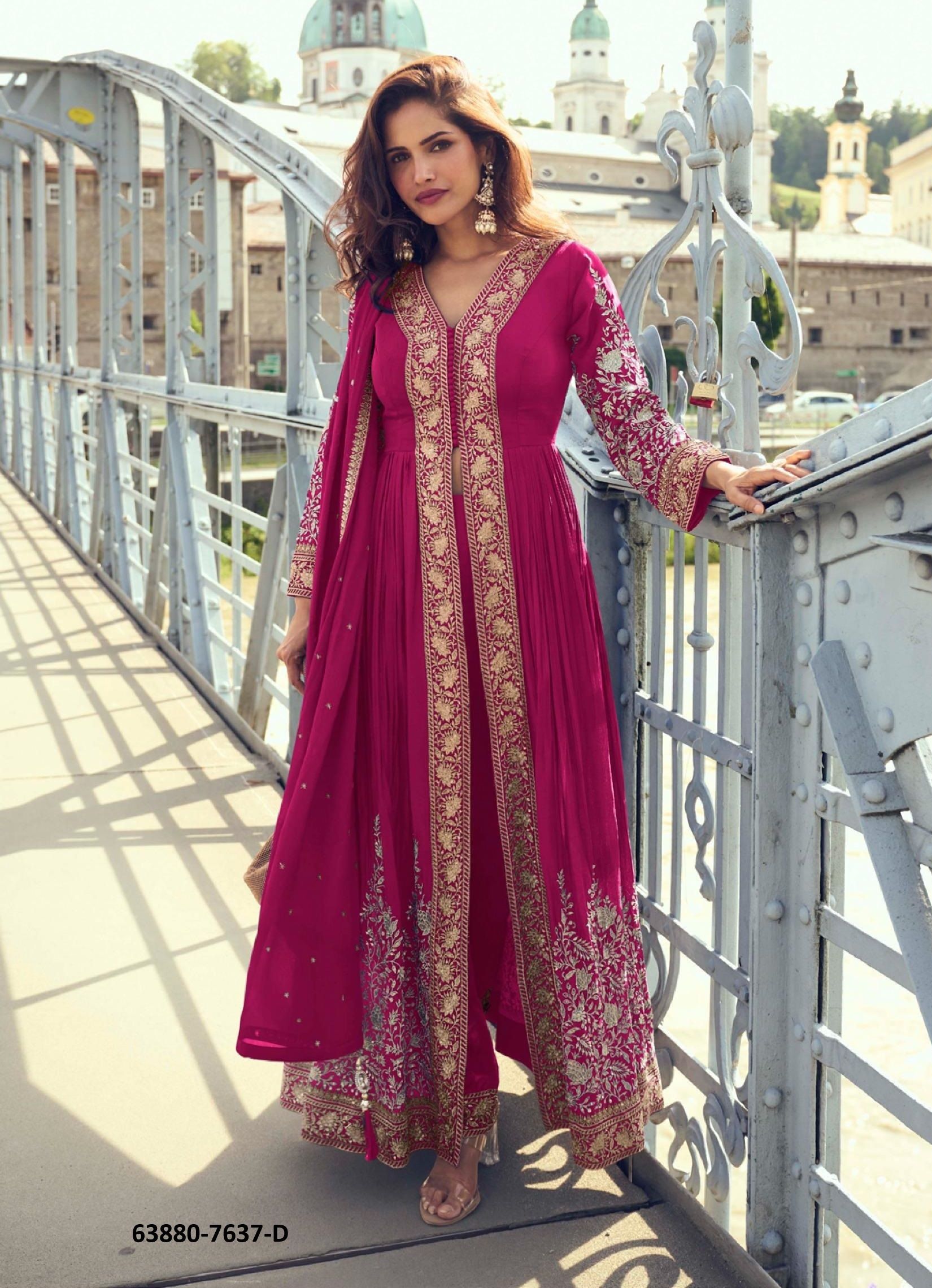 MEENA - Catalog # 63880 (Set of 4 Readymade Salwar Suits) by Gulkayra Designer
