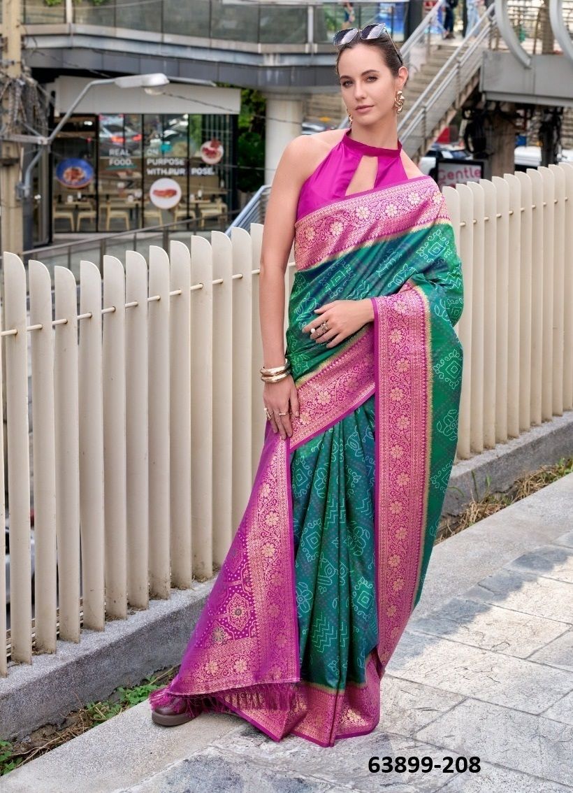 SUGANDH SILK - Catalog # 63899 (Set of 8 Sarees) by Desi Muse SUGANDH SILK - Catalog # 63899 (Set of 8 Sarees) by Desi Muse