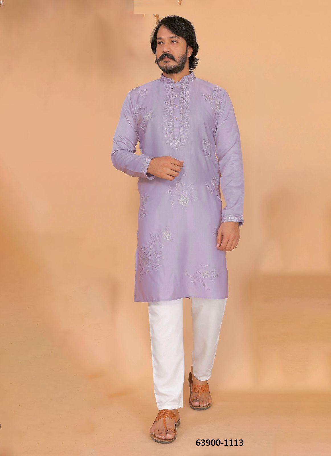 UTSAV 10 - Catalog # 63900 (Set of 4 Men's Ethnic Wear) by Blue Hills