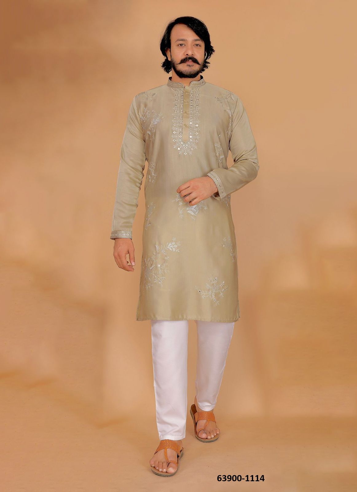 UTSAV 10 - Catalog # 63900 (Set of 4 Men's Ethnic Wear) by Blue Hills