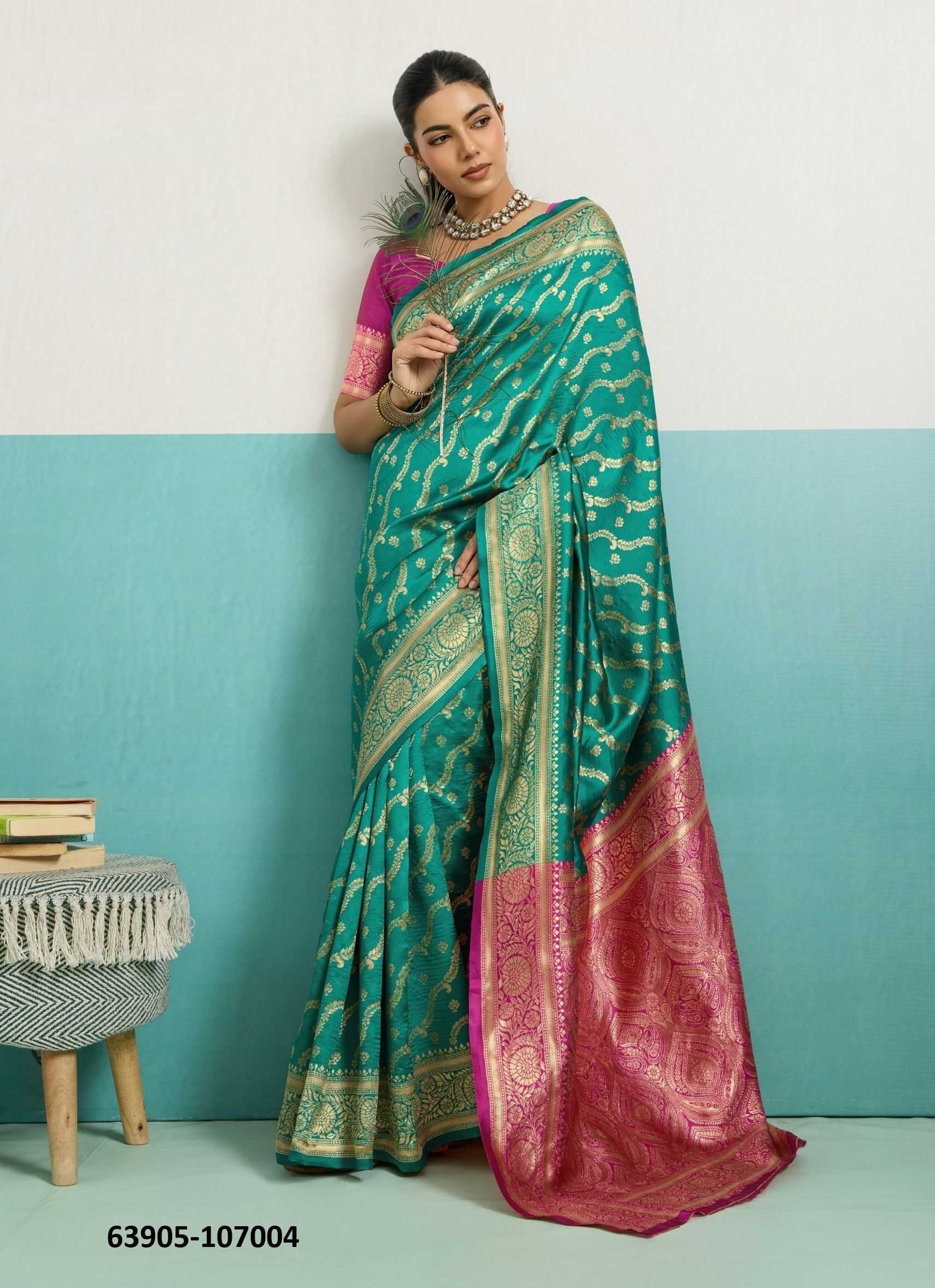 AAVIRA - Catalog # 63905 (Set of 15 Sarees) by S-Ethnic Lifestyle AAVIRA - Catalog # 63905 (Set of 15 Sarees) by S-Ethnic Lifestyle