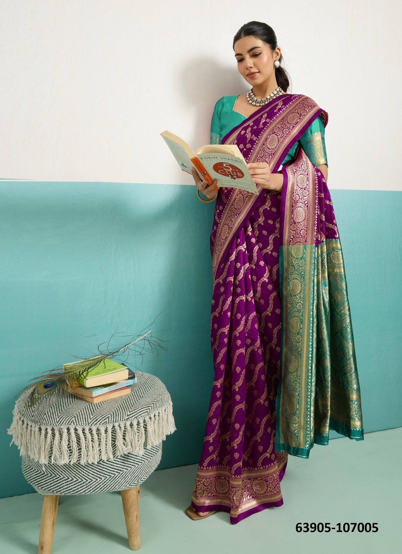 AAVIRA - Catalog # 63905 (Set of 15 Sarees) by S-Ethnic Lifestyle AAVIRA - Catalog # 63905 (Set of 15 Sarees) by S-Ethnic Lifestyle