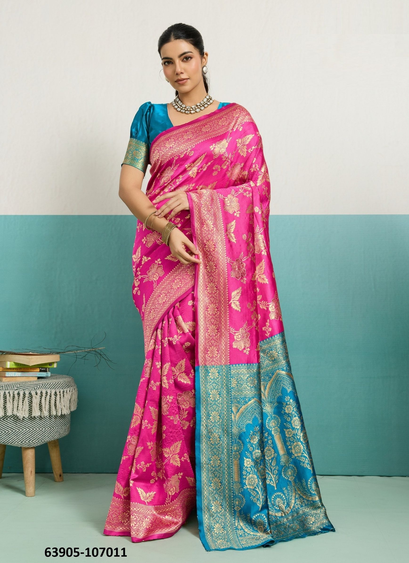 AAVIRA - Catalog # 63905 (Set of 15 Sarees) by S-Ethnic Lifestyle AAVIRA - Catalog # 63905 (Set of 15 Sarees) by S-Ethnic Lifestyle