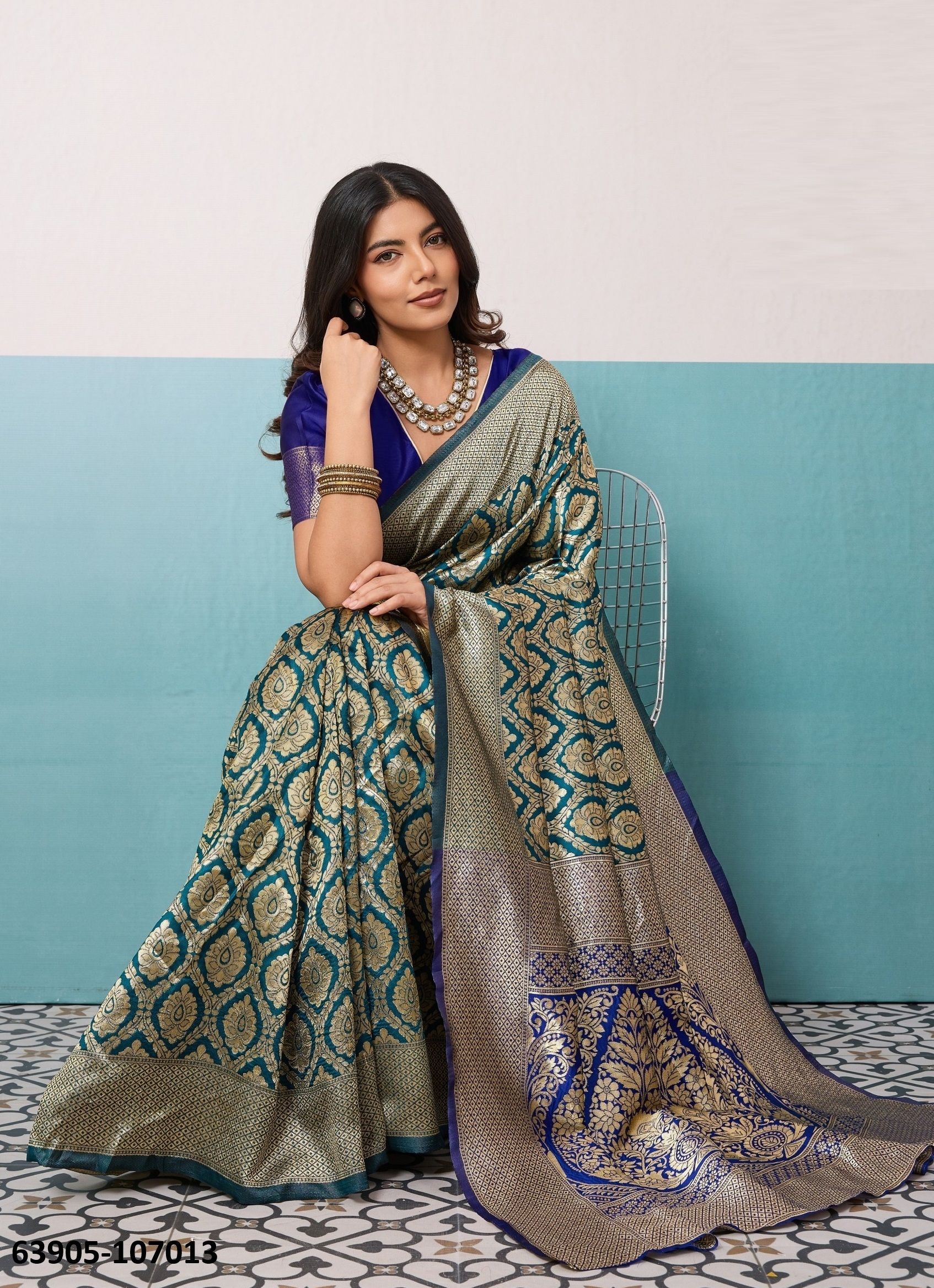 AAVIRA - Catalog # 63905 (Set of 15 Sarees) by S-Ethnic Lifestyle AAVIRA - Catalog # 63905 (Set of 15 Sarees) by S-Ethnic Lifestyle