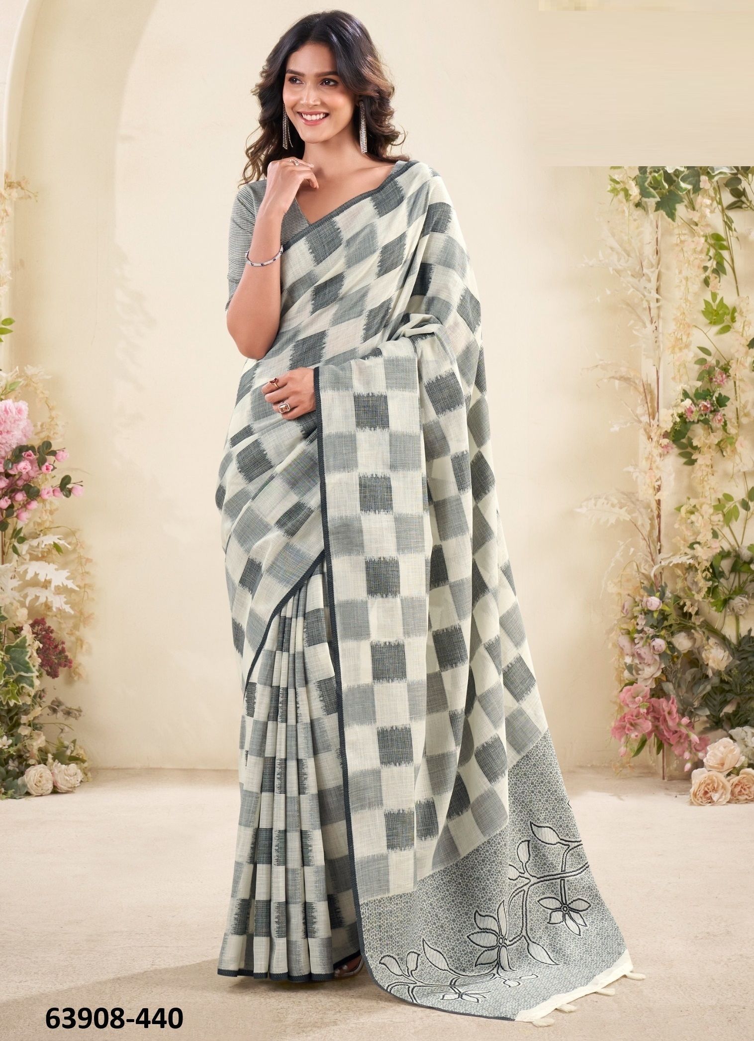 REDIUM SILK - Catalog # 63908 (Set of 6 Sarees) by Semad Styles