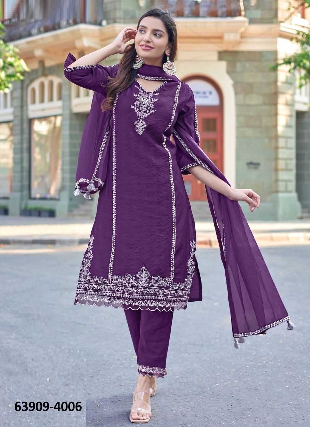 RISHA - Catalog # 63909 (Set of 6 Readymade Salwar Suits) by Kadlee Fashion RISHA - Catalog # 63909 (Set of 6 Readymade Salwar Suits) by Kadlee Fashion