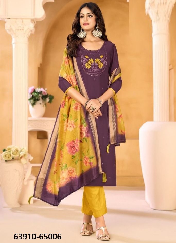SAMRASTHA - Catalog # 63910 (Set of 12 Readymade Salwar Suits) by Amdavadi Fashion SAMRASTHA - Catalog # 63910 (Set of 12 Readymade Salwar Suits) by Amdavadi Fashion