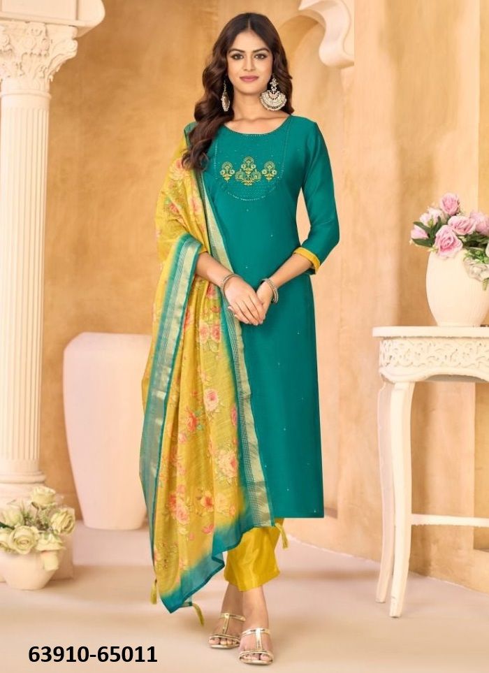 SAMRASTHA - Catalog # 63910 (Set of 12 Readymade Salwar Suits) by Amdavadi Fashion SAMRASTHA - Catalog # 63910 (Set of 12 Readymade Salwar Suits) by Amdavadi Fashion