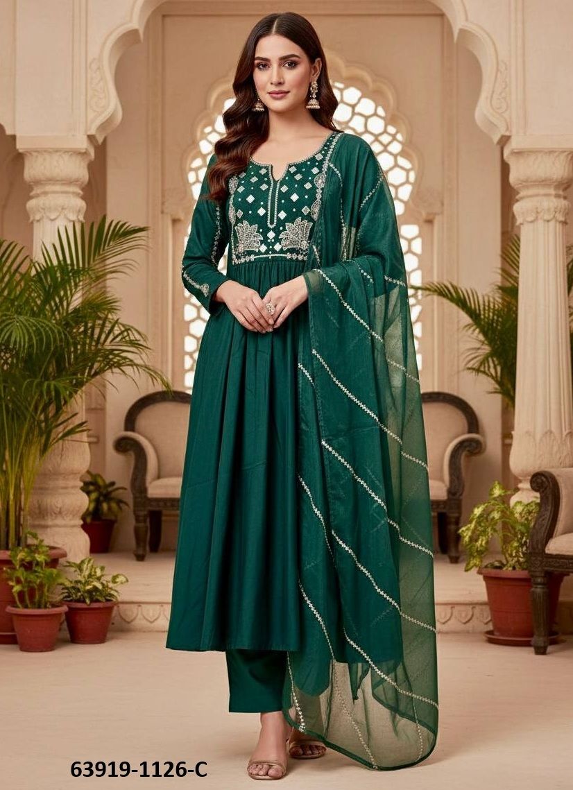 SERIES 1126 - Catalog # 63919 (Set of 3 Readymade Salwar Suits) by Amdavadi Fashion SERIES 1126 - Catalog # 63919 (Set of 3 Readymade Salwar Suits) by Amdavadi Fashion