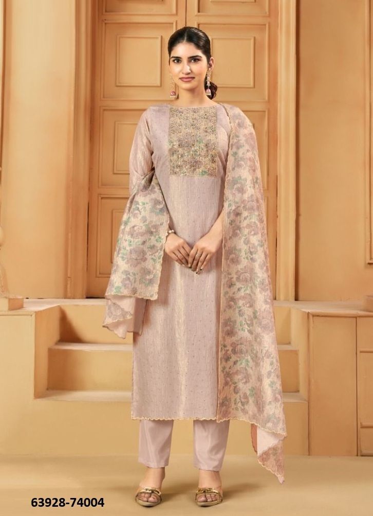 TARANA - Catalog # 63928 (Set of 8 Readymade Salwar Suits) by Amdavadi Fashion