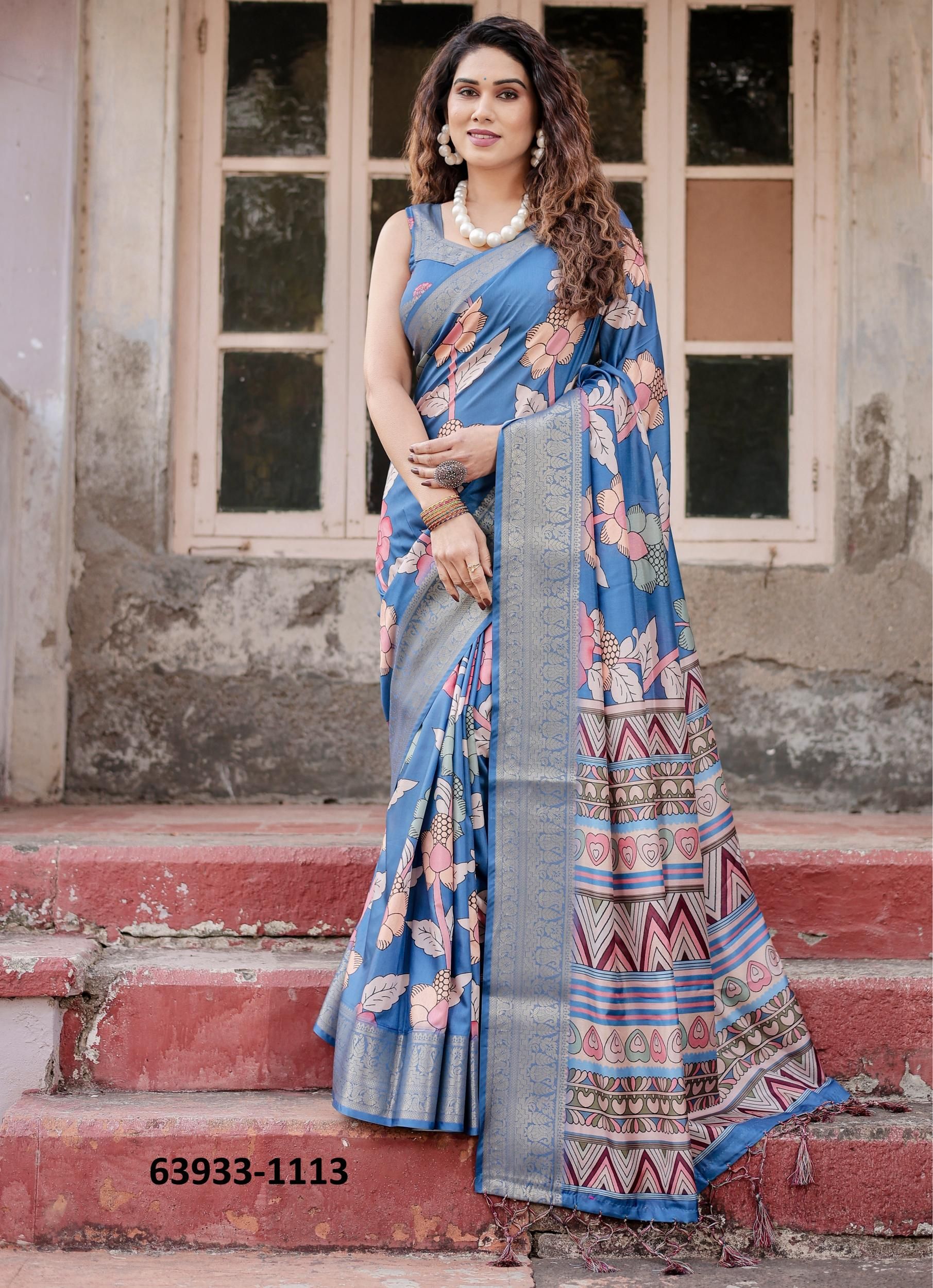 VARSHA 1111 - Catalog # 63933 (Set of 10 Sarees) by Semad Styles
