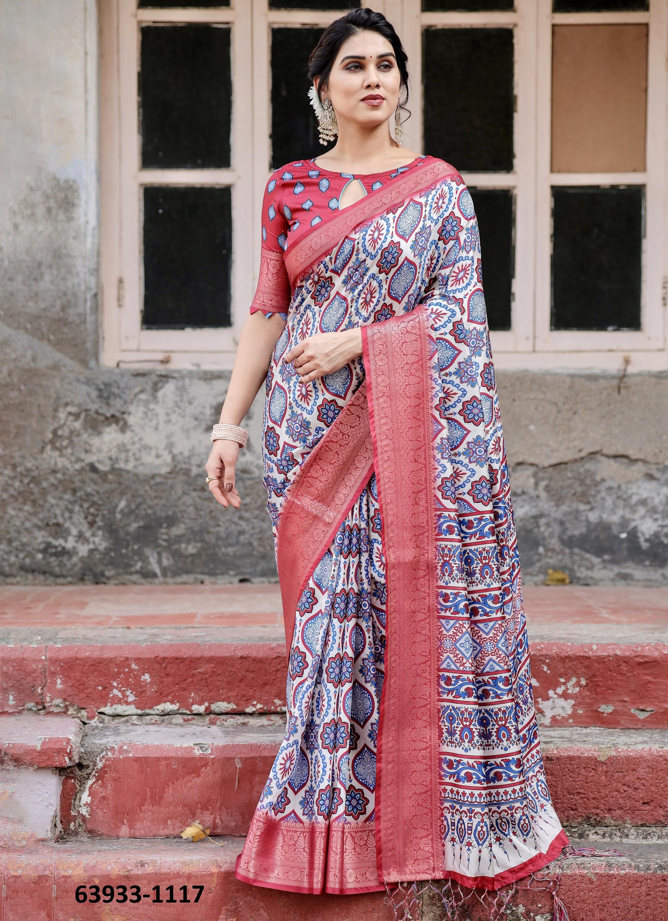VARSHA 1111 - Catalog # 63933 (Set of 10 Sarees) by Semad Styles