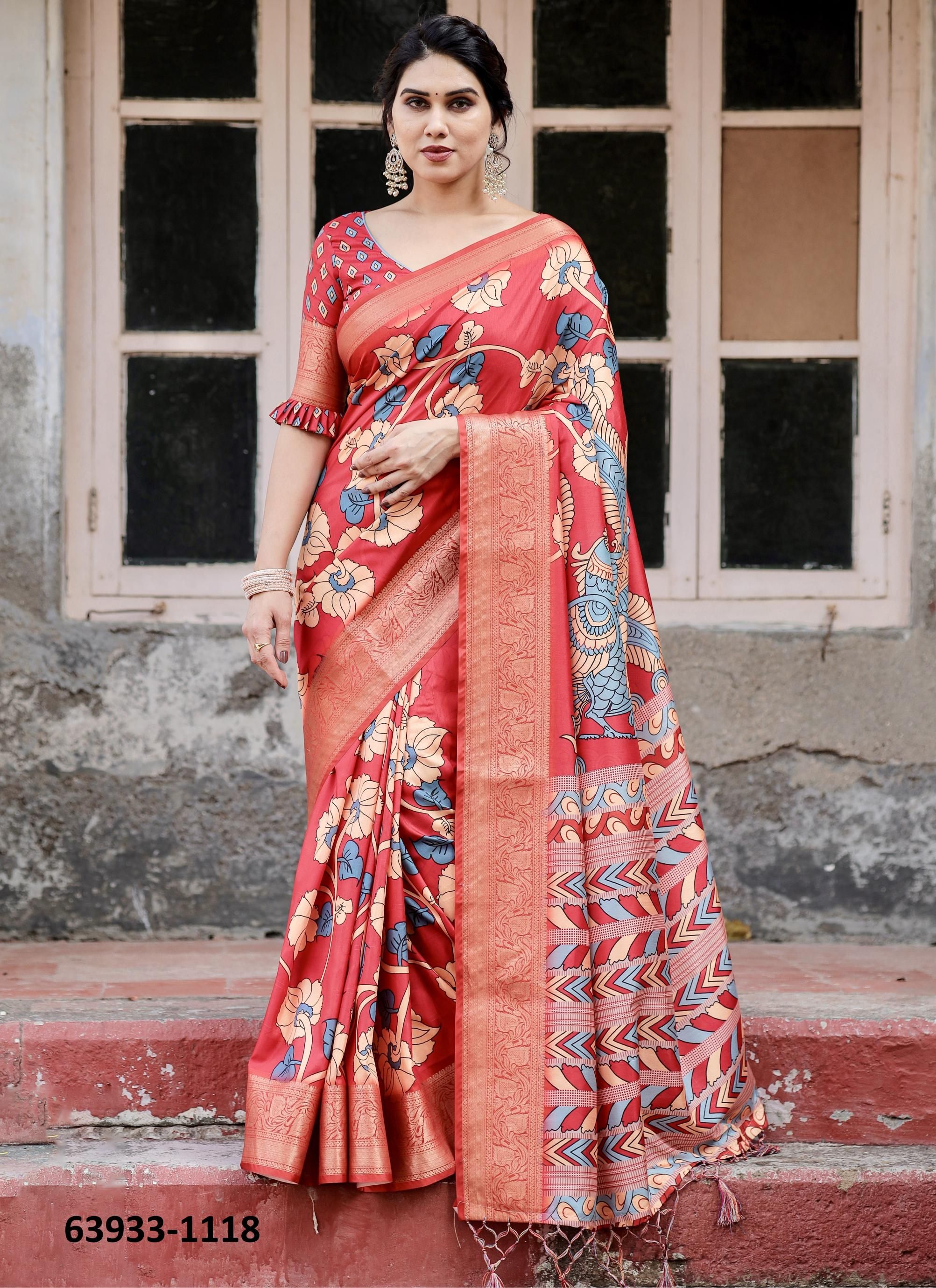 VARSHA 1111 - Catalog # 63933 (Set of 10 Sarees) by Semad Styles