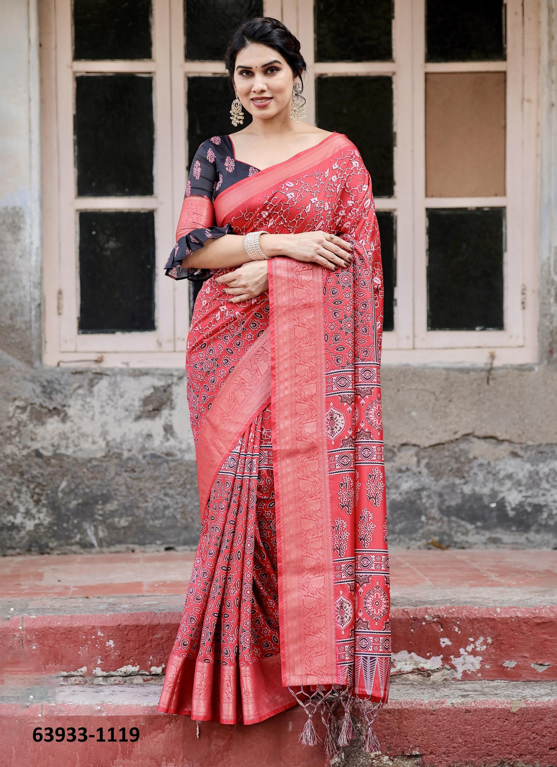 VARSHA 1111 - Catalog # 63933 (Set of 10 Sarees) by Semad Styles