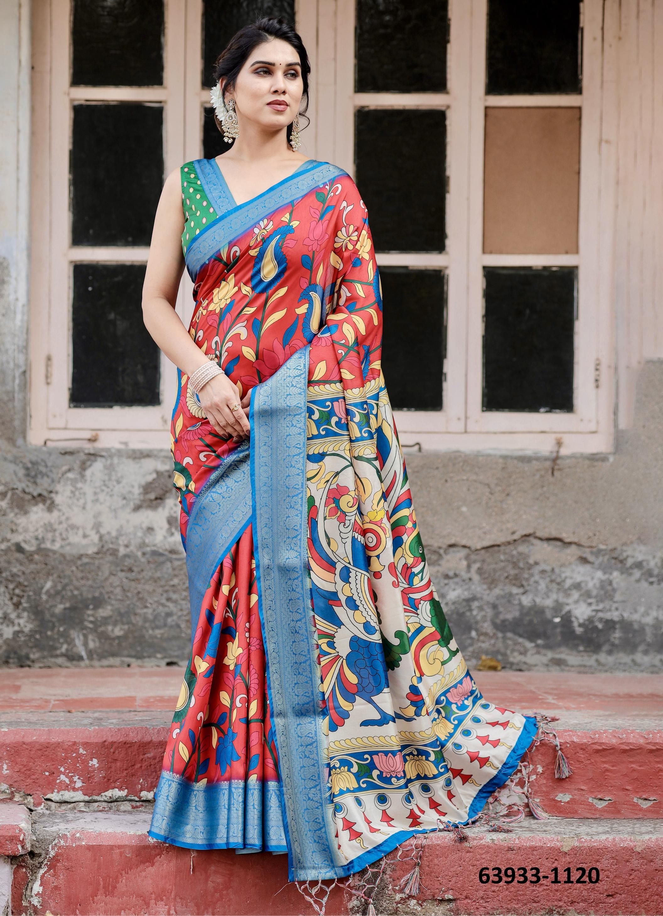VARSHA 1111 - Catalog # 63933 (Set of 10 Sarees) by Semad Styles