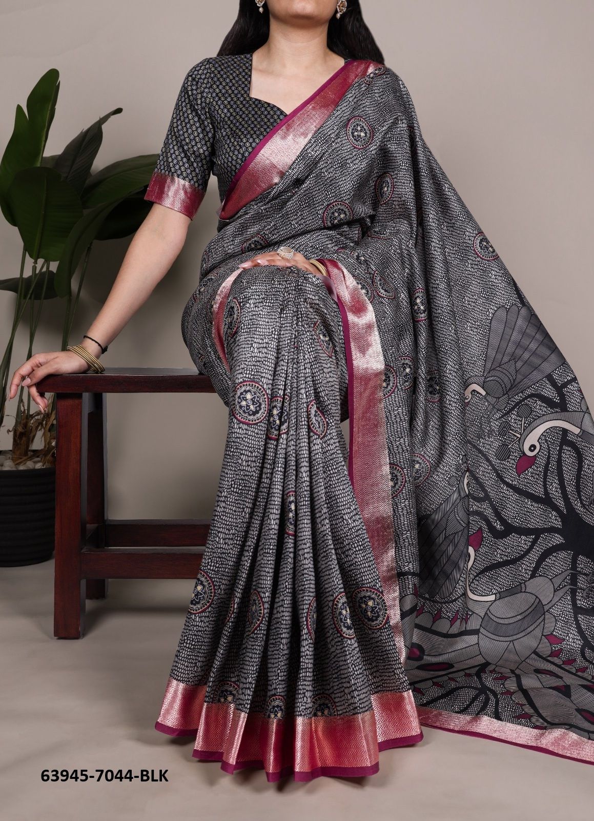 SERIES 7044 - Catalog # 63945 (Set of 3 Sarees) by Semad Styles SERIES 7044 - Catalog # 63945 (Set of 3 Sarees) by Semad Styles