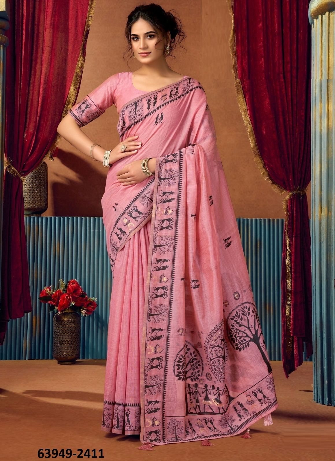 SOWMYA 2 - Catalog # 63949 (Set of 6 Sarees) by Gobuni SOWMYA 2 - Catalog # 63949 (Set of 6 Sarees) by Gobuni