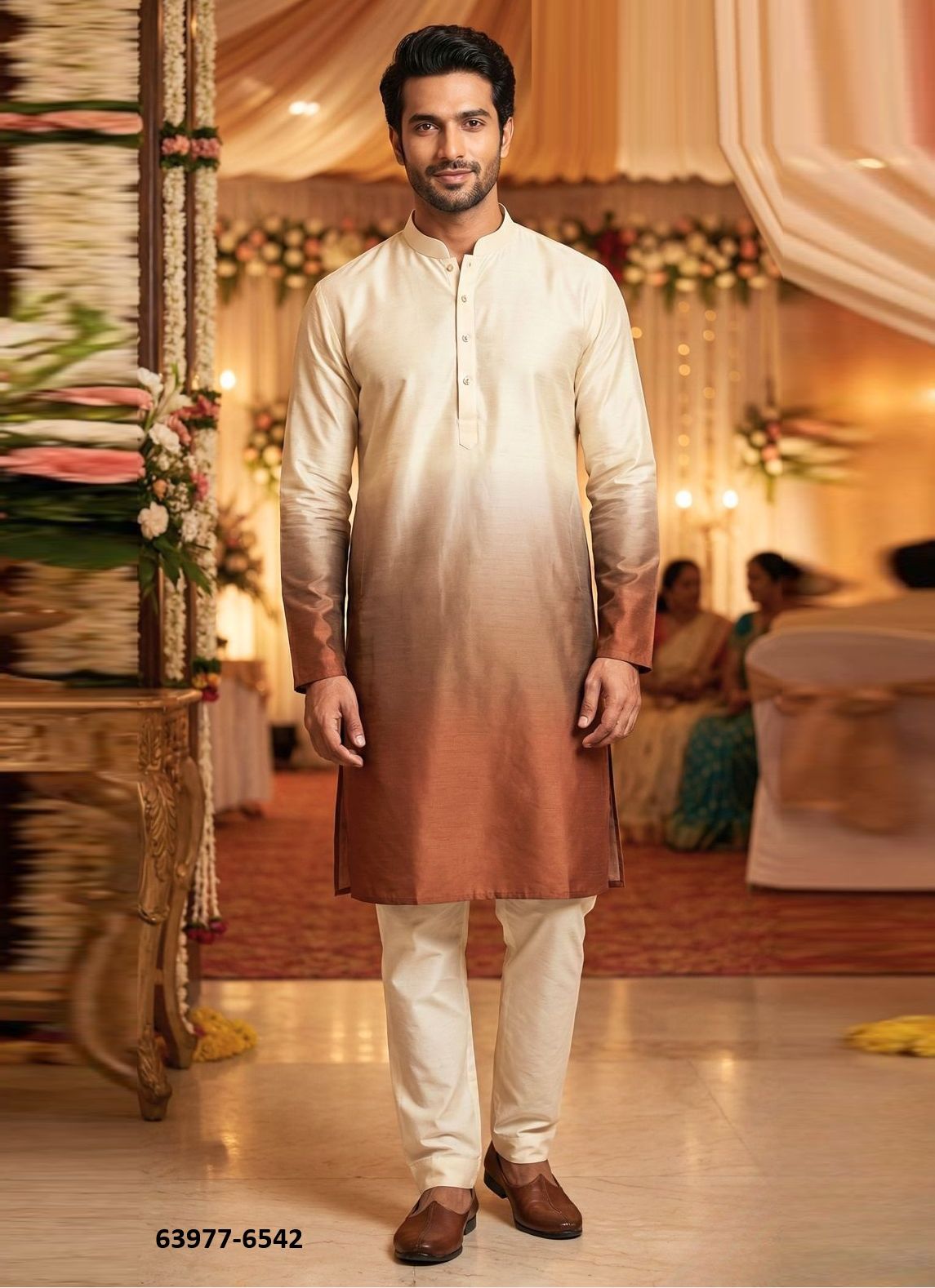 4 SHADES - Catalog # 63977 (Set of 4 Men's Ethnic Wear) by Tentmen Clothing