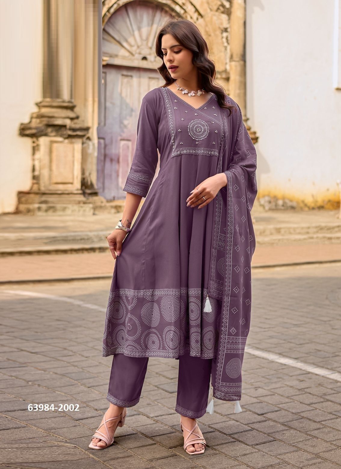 RANGVELI - Catalog # 63984 (Set of 4 Readymade Salwar Suits) by Wooglee Fashions RANGVELI - Catalog # 63984 (Set of 4 Readymade Salwar Suits) by Wooglee Fashions