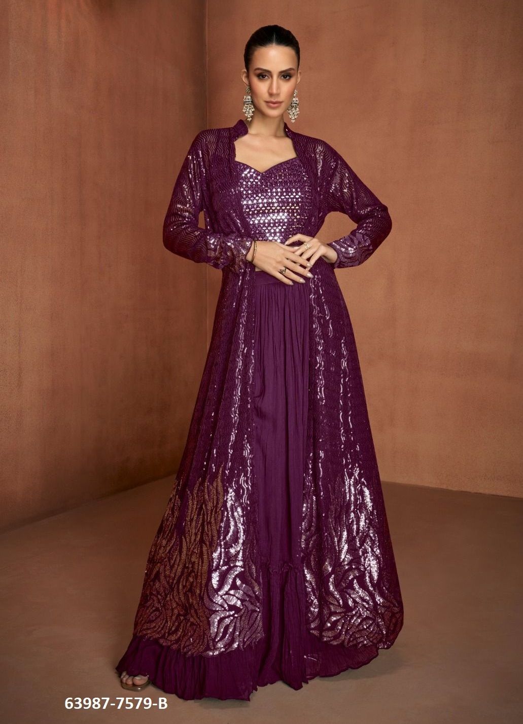 VIVAH - Catalog # 63987 (Set of 4 Indo-Western Outfits) by Gulkayra Designer VIVAH - Catalog # 63987 (Set of 4 Indo-Western Outfits) by Gulkayra Designer