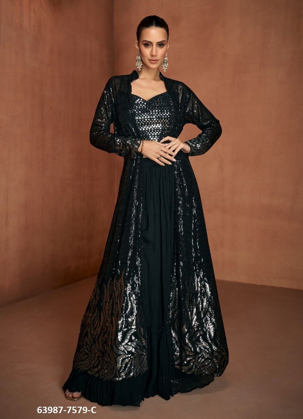 VIVAH - Catalog # 63987 (Set of 4 Indo-Western Outfits) by Gulkayra Designer VIVAH - Catalog # 63987 (Set of 4 Indo-Western Outfits) by Gulkayra Designer
