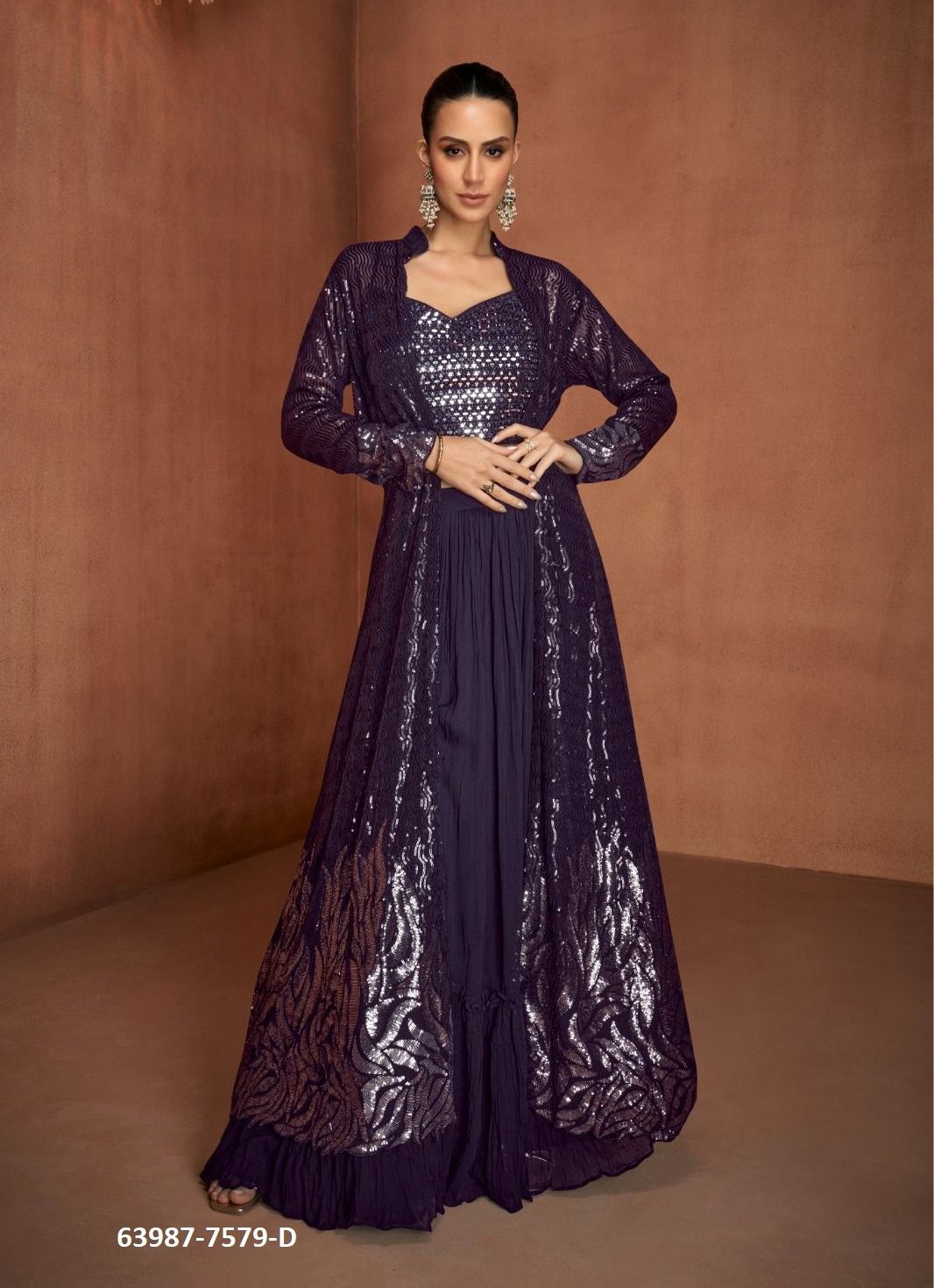 VIVAH - Catalog # 63987 (Set of 4 Indo-Western Outfits) by Gulkayra Designer VIVAH - Catalog # 63987 (Set of 4 Indo-Western Outfits) by Gulkayra Designer