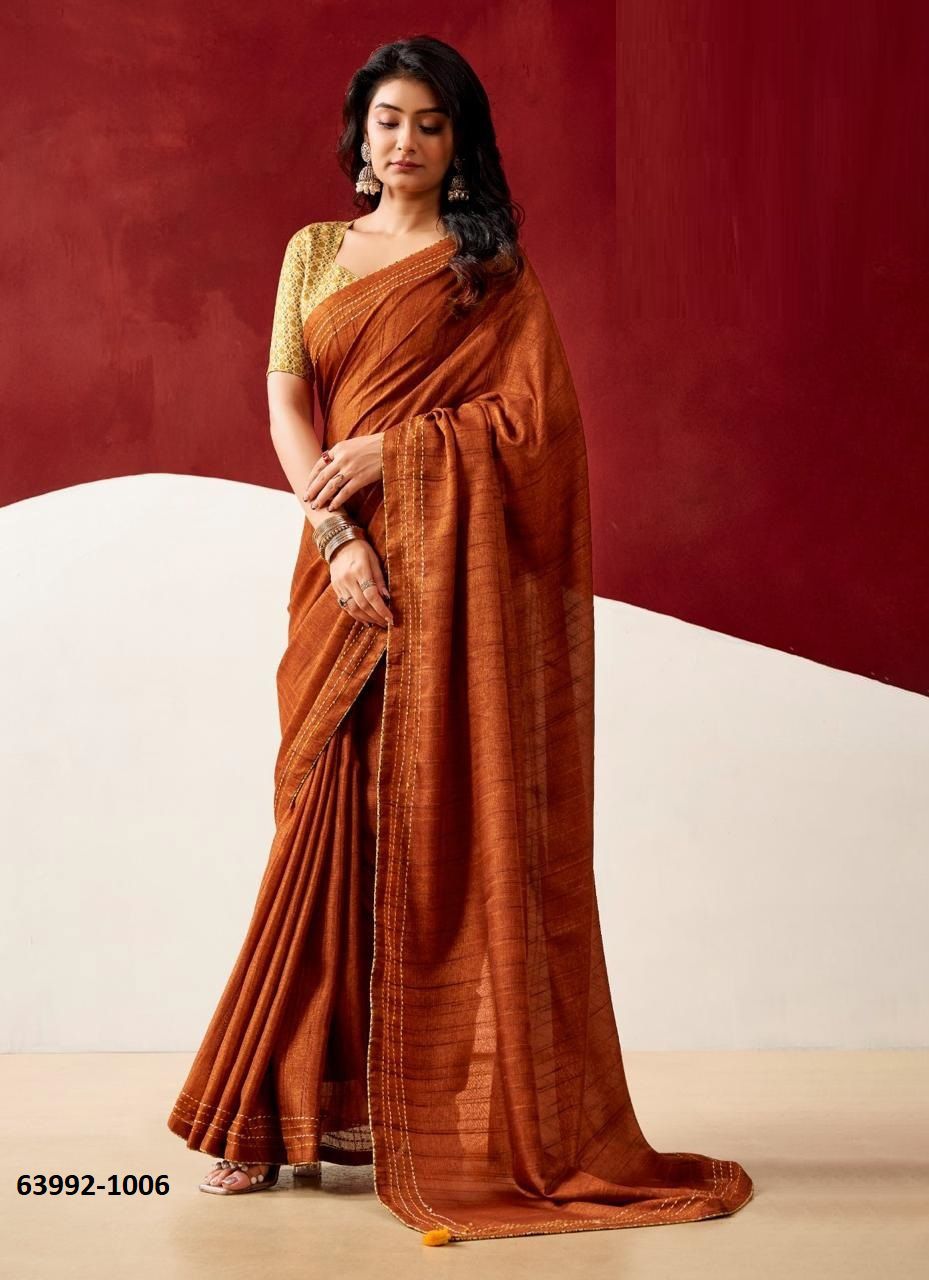 FABRICA - Catalog # 63992 (Set of 10 Sarees) by SR Sarees FABRICA - Catalog # 63992 (Set of 10 Sarees) by SR Sarees