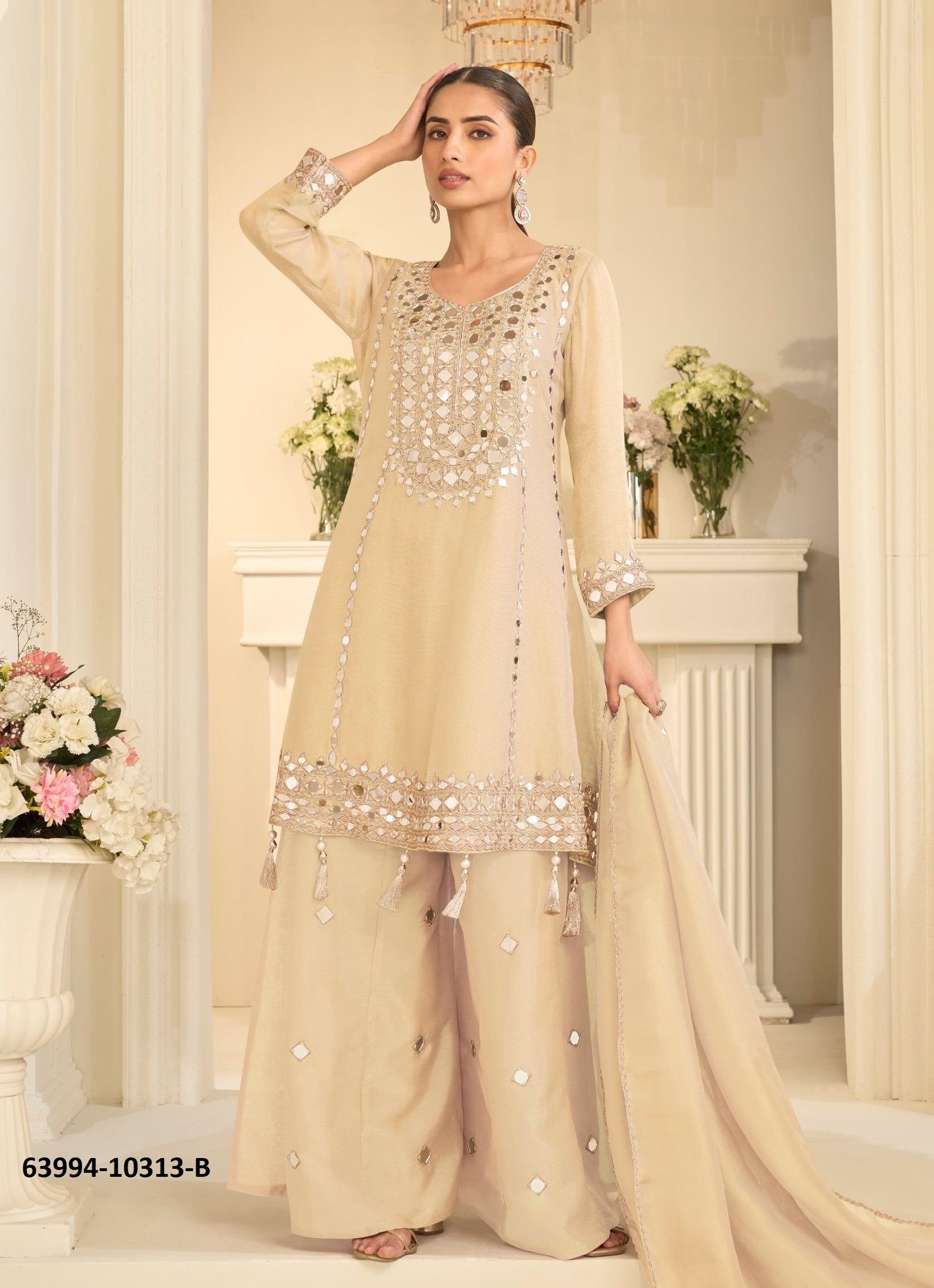 MIRROR COLLECTION 10313 - Catalog # 63994 (Set of 3 Readymade Salwar Suits) by Sayuri Designer MIRROR COLLECTION 10313 - Catalog # 63994 (Set of 3 Readymade Salwar Suits) by Sayuri Designer